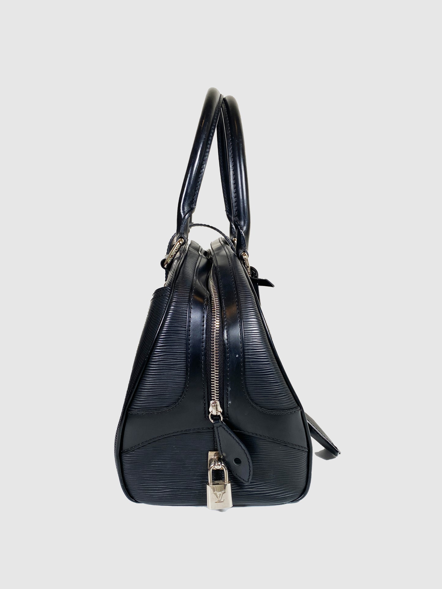 Louis Vuitton Black Epi Leather Bowling Bag