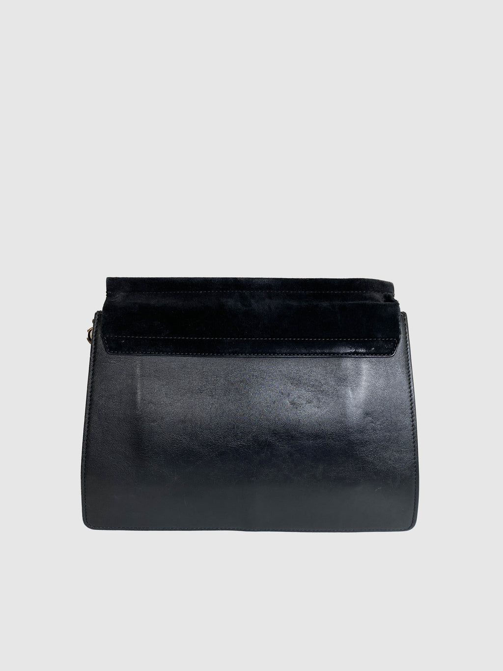 Chloe Black Suede Medium Feya Bag
