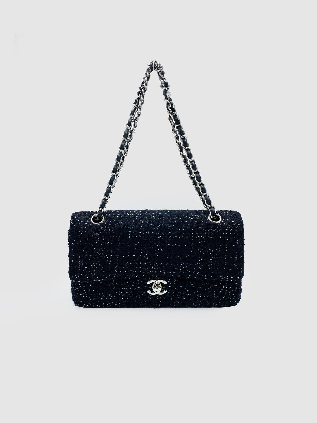 Chanel "Tweed Double Flap" - Second Nature Boutique