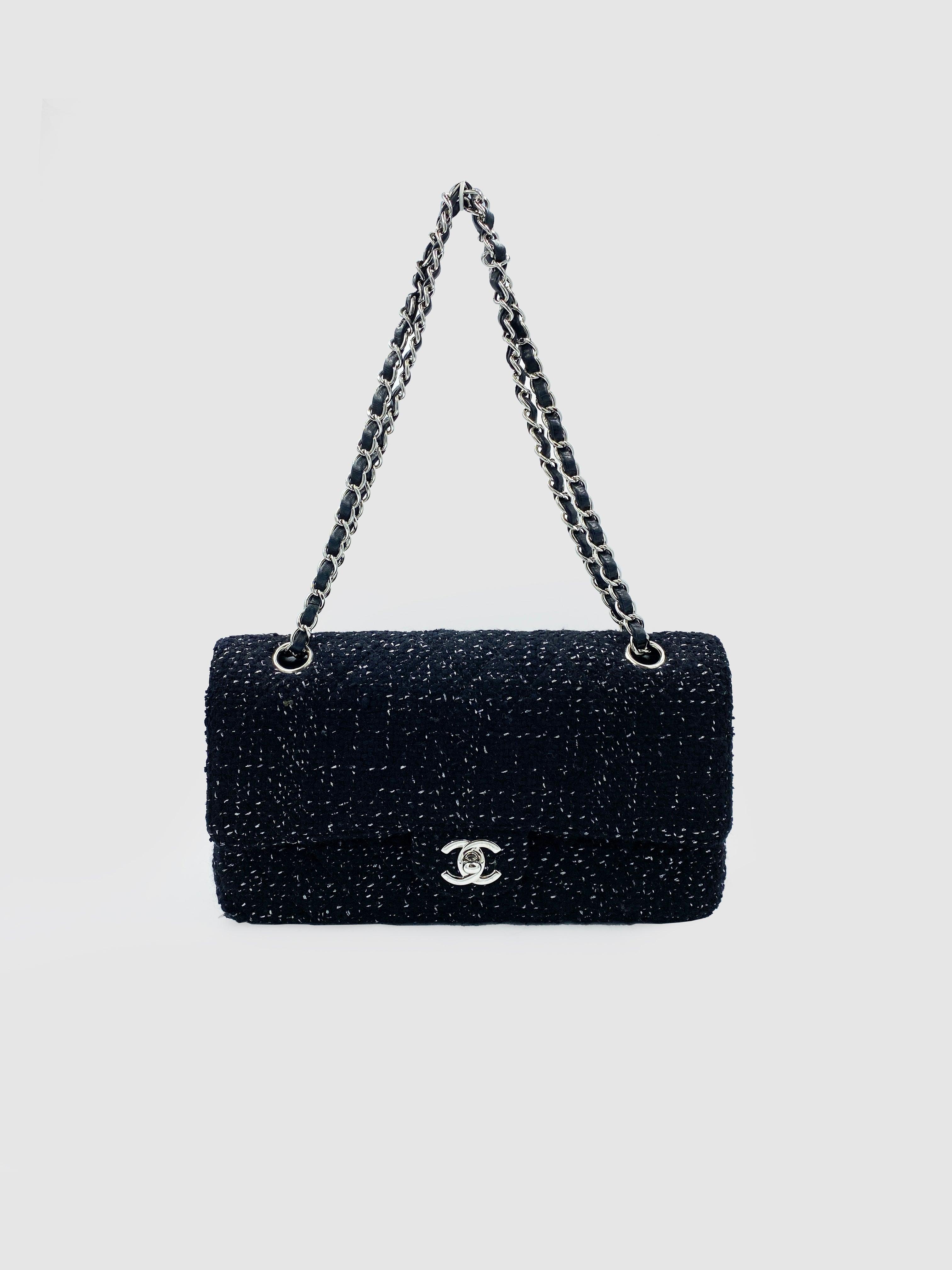 Chanel "Tweed Double Flap" - Second Nature Boutique