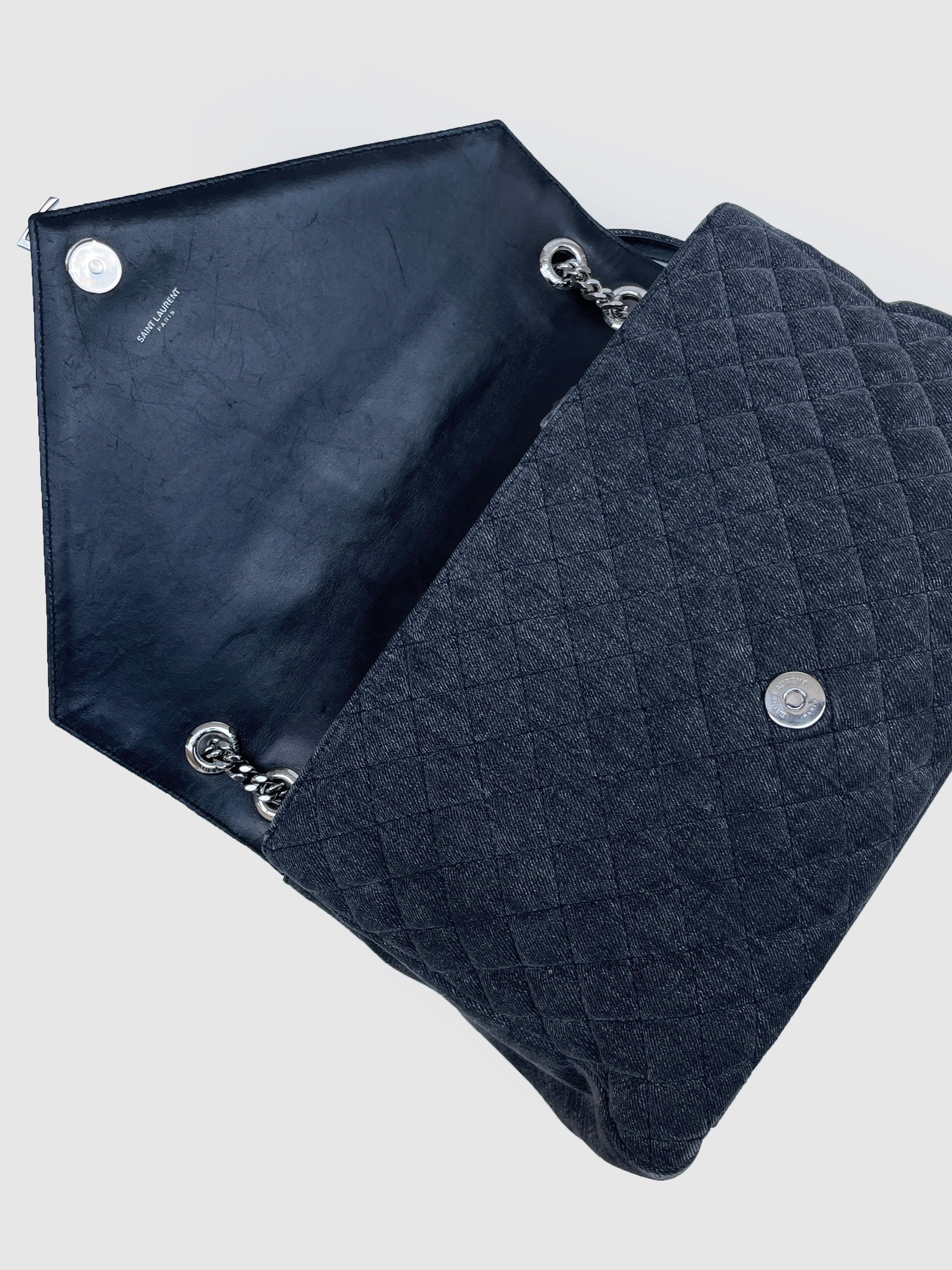 Saint Laurent Denim Chevron - Second Nature Boutique