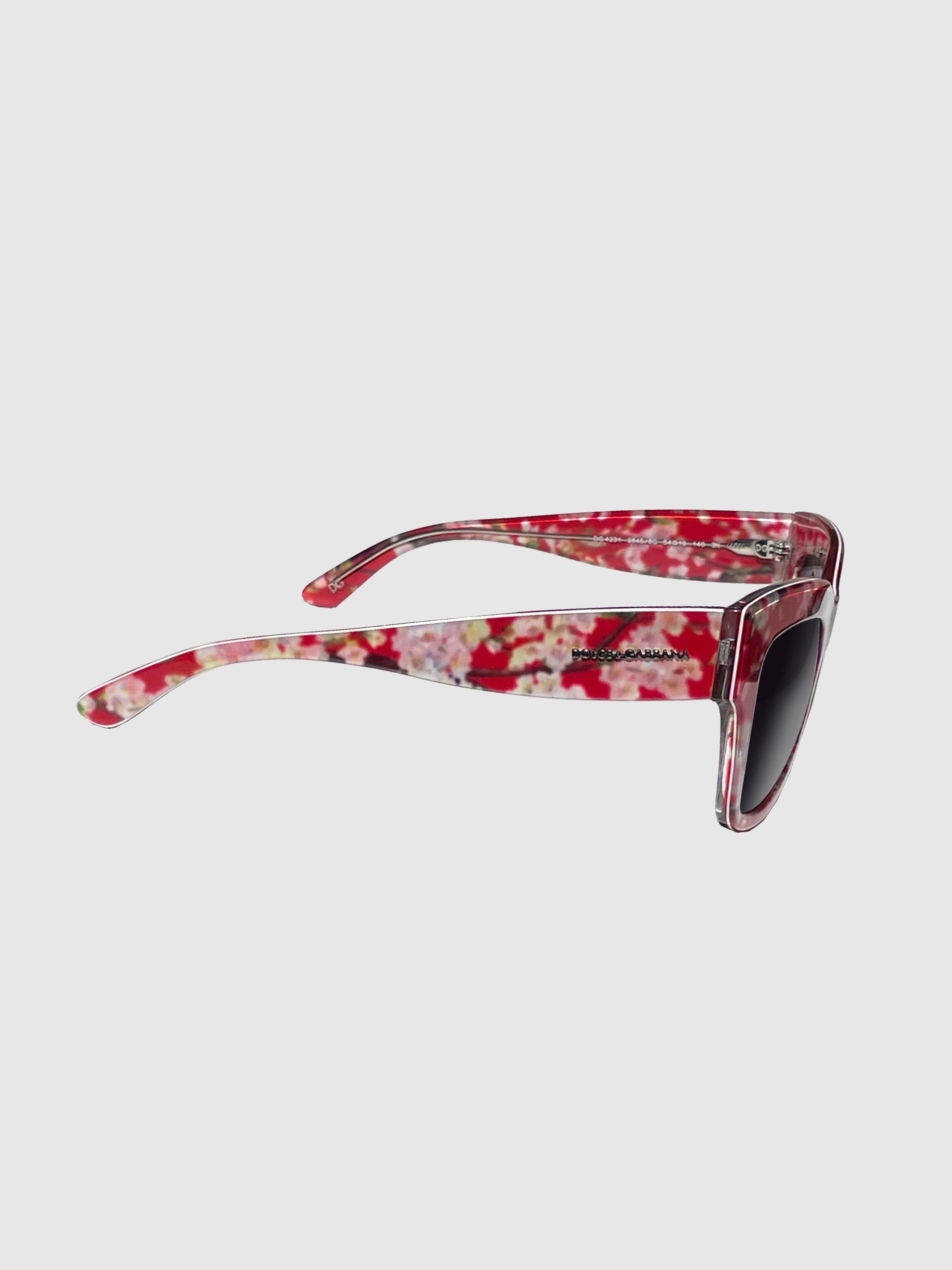 Dolce Gabbana Floral Sunglasses Second Nature Boutique