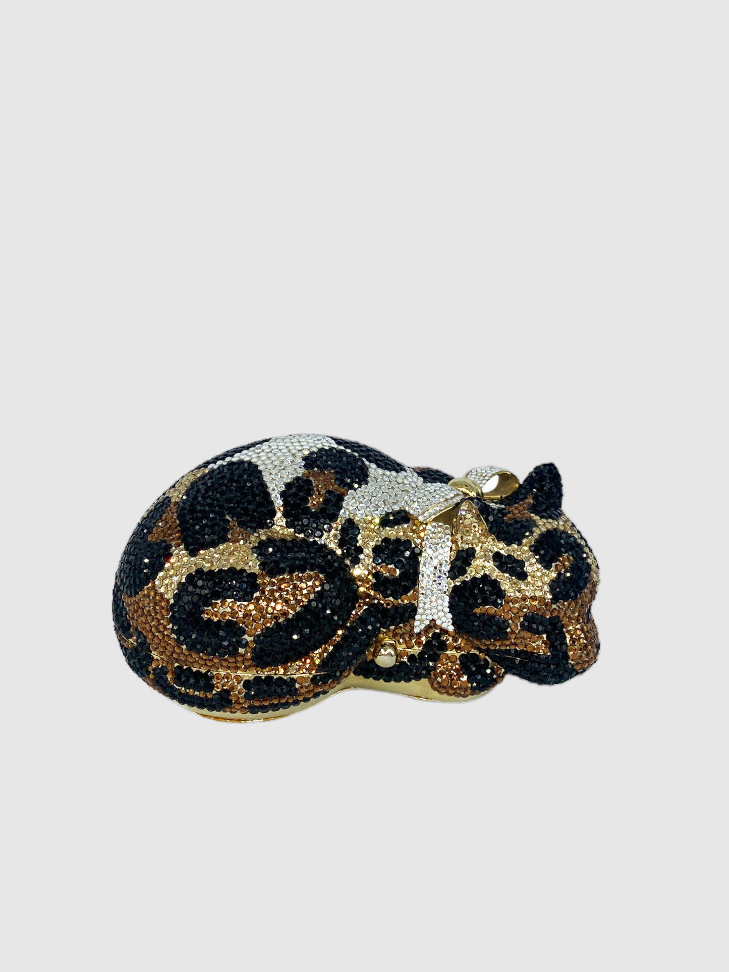 Judith Leiber Cat Crystal Clutch