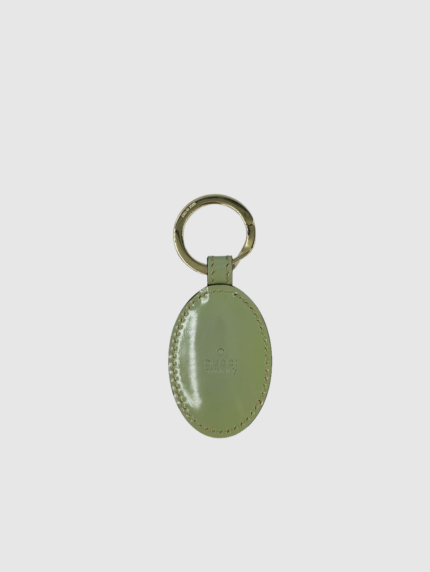 Gucci Green Patent Leather Keychain