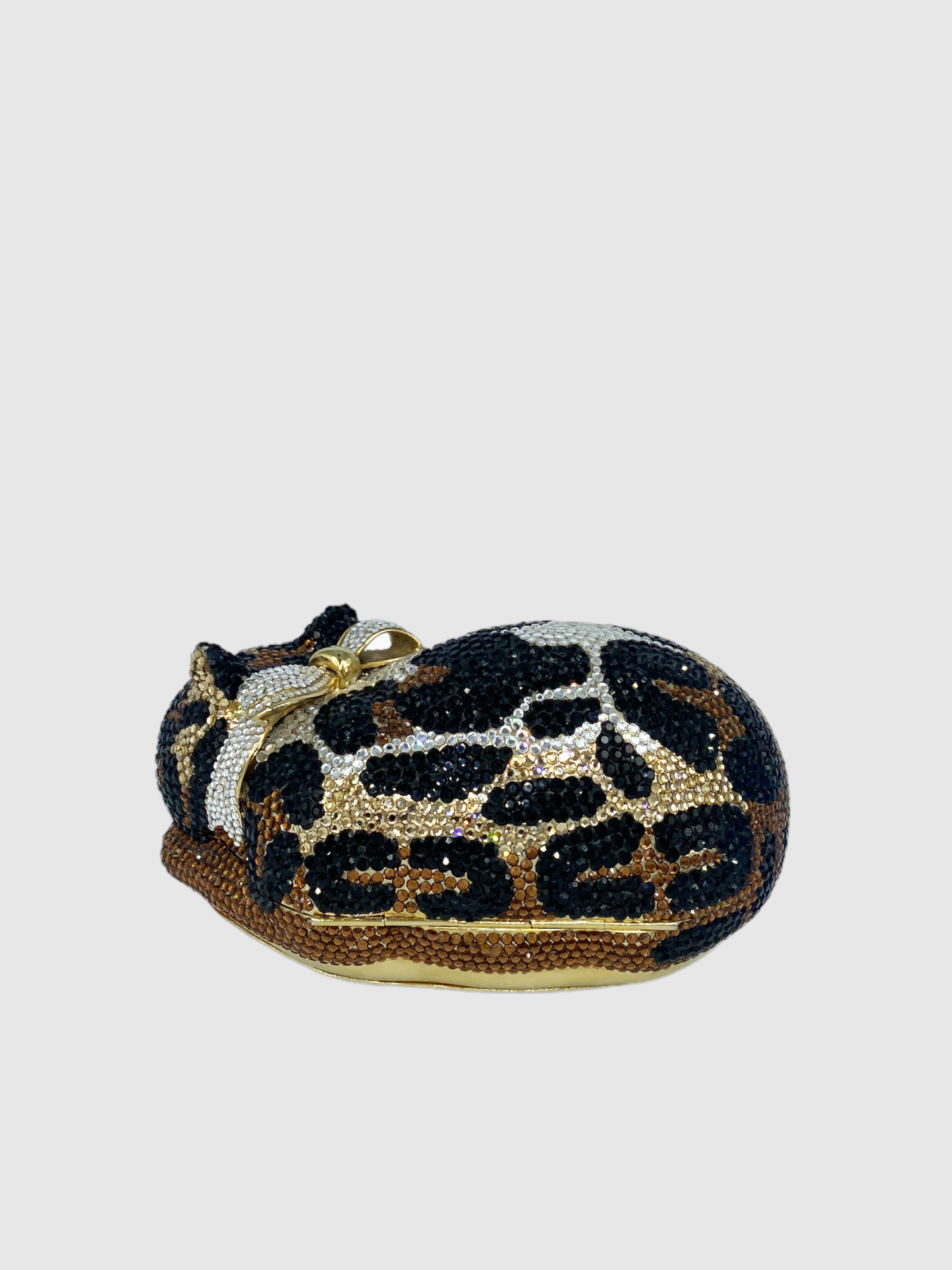 Judith Leiber Cat Crystal Clutch