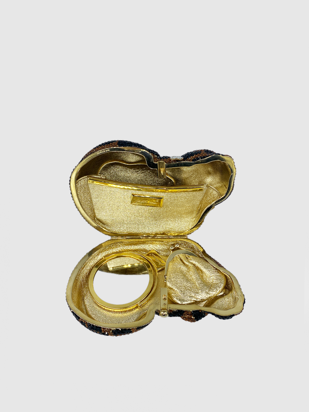 Judith Leiber Cat Crystal Clutch