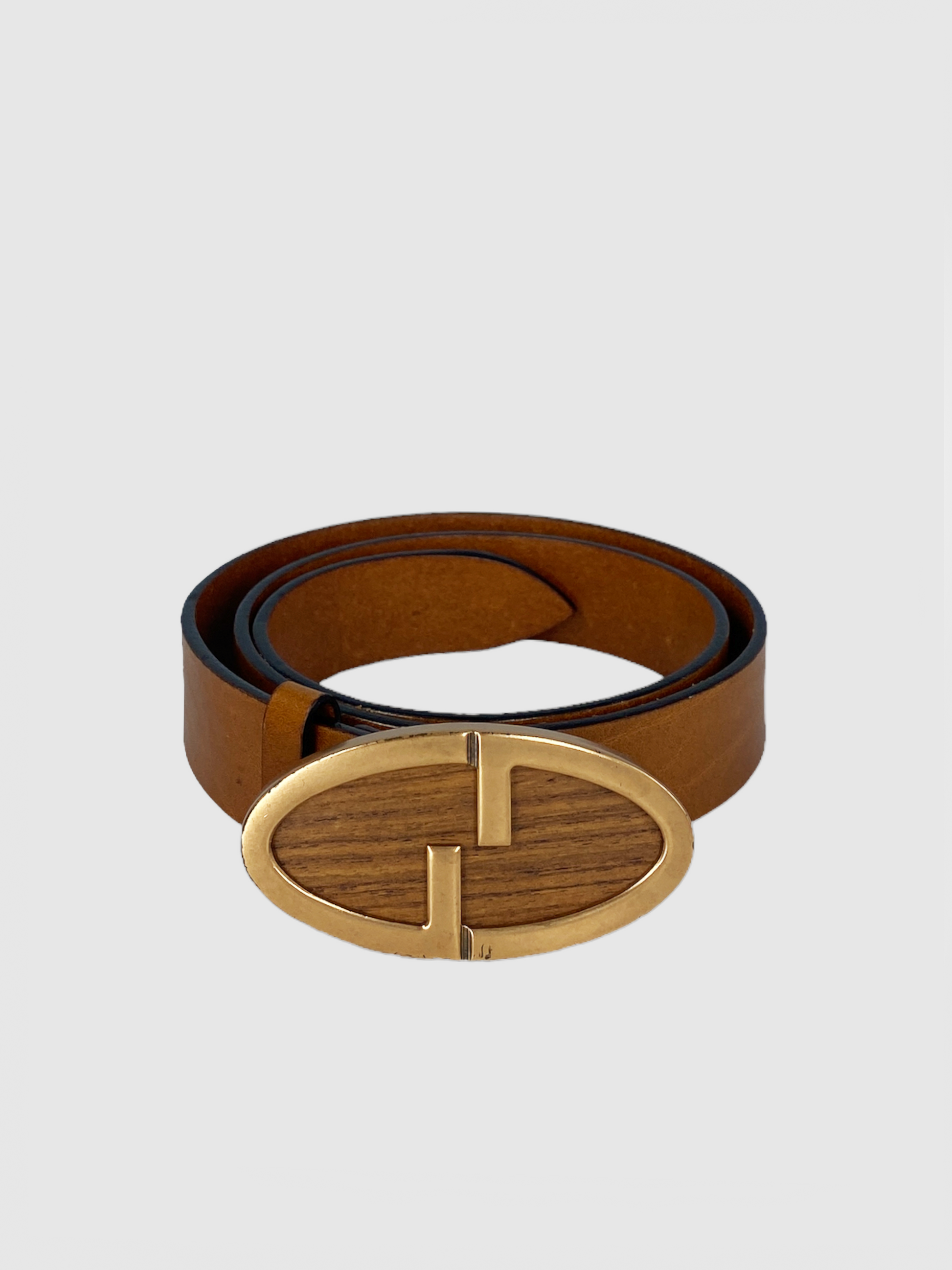 Wooden gucci belt on sale