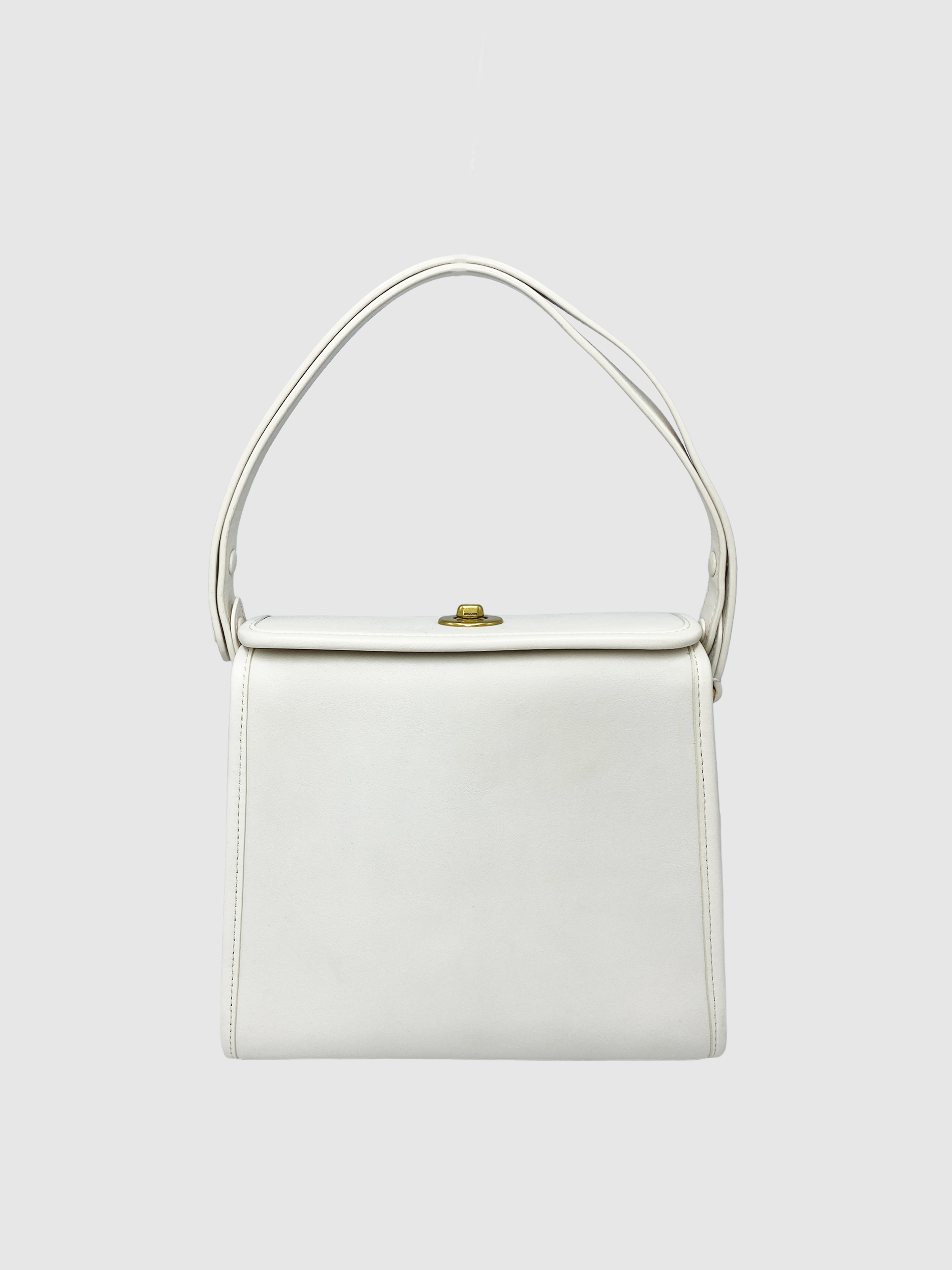 Coach Cream with Rose Print Bag