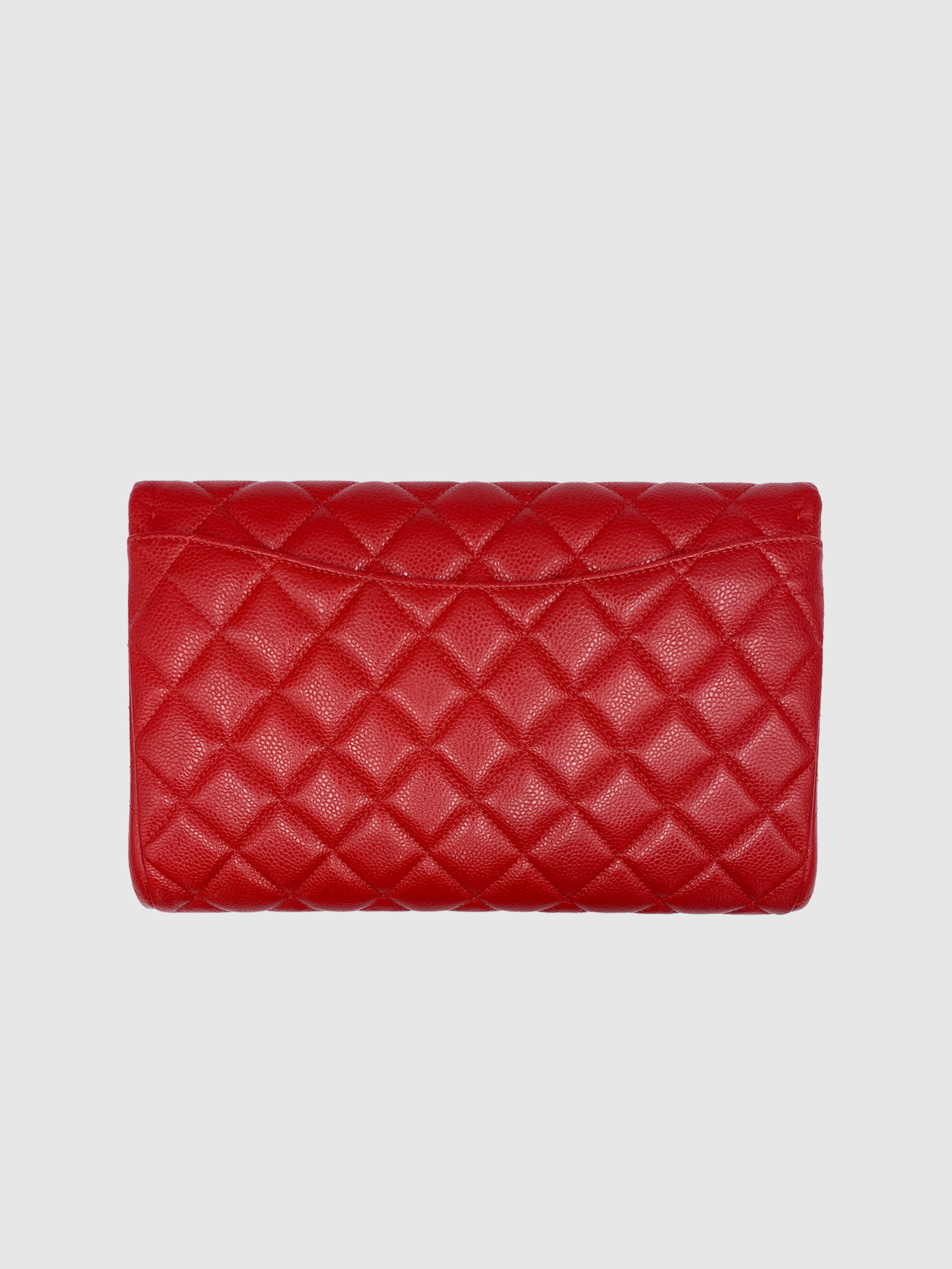 Chanel Red Caviar Maxi Flap Bag