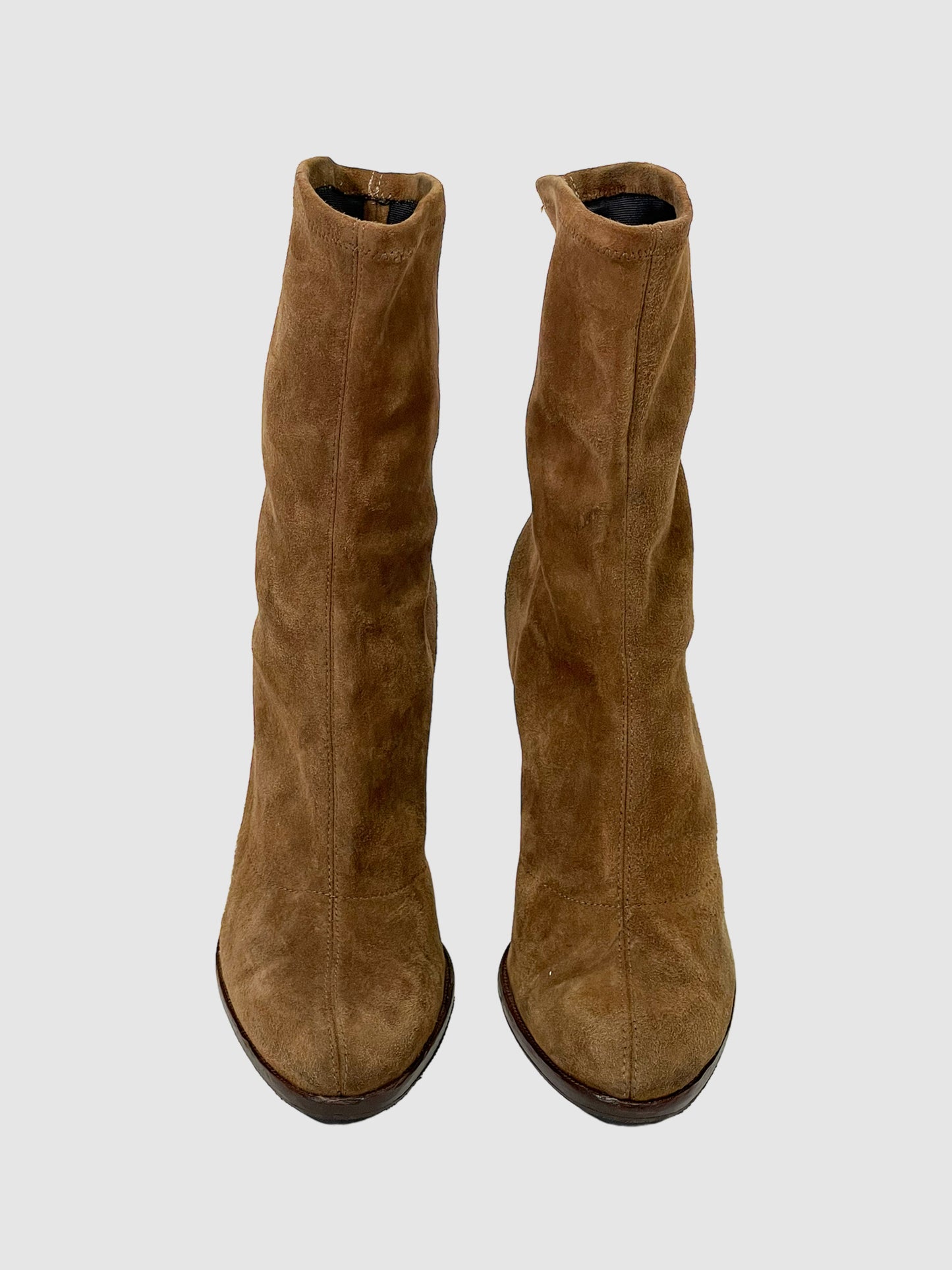 Alexander Wang Suede Sock Boots - Size 38