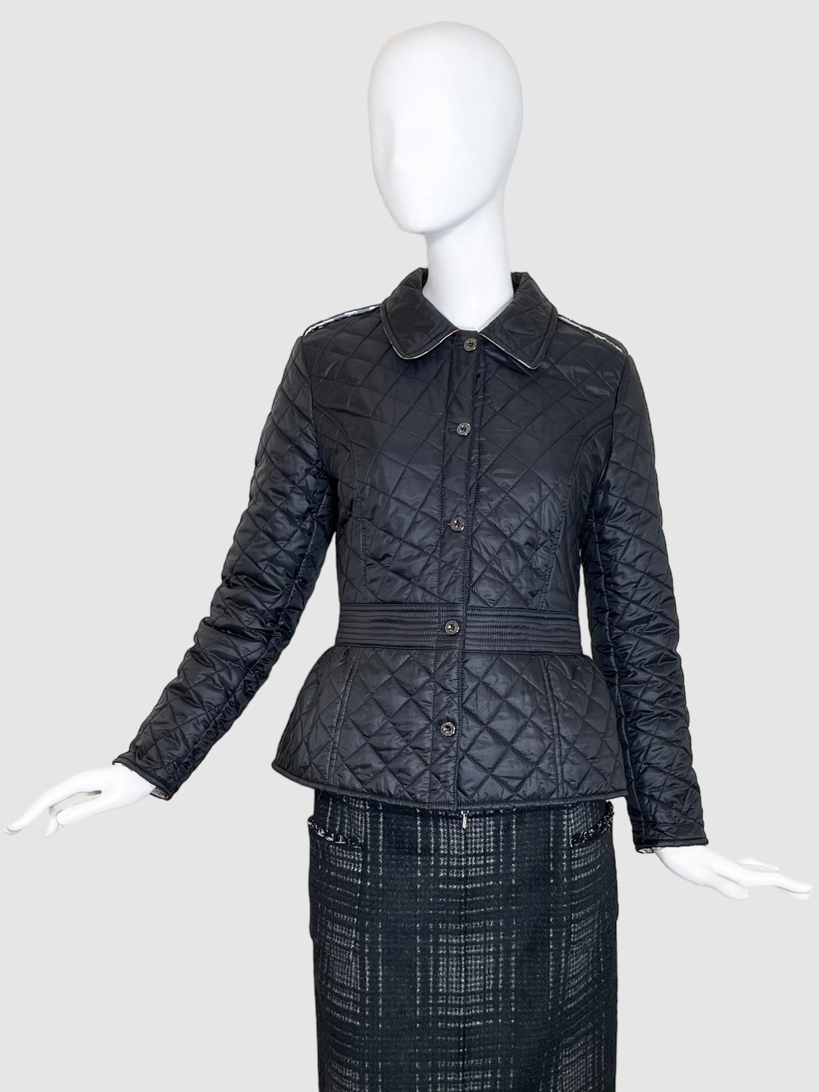 Quilted Jacket with Elastic Waist - Size 2