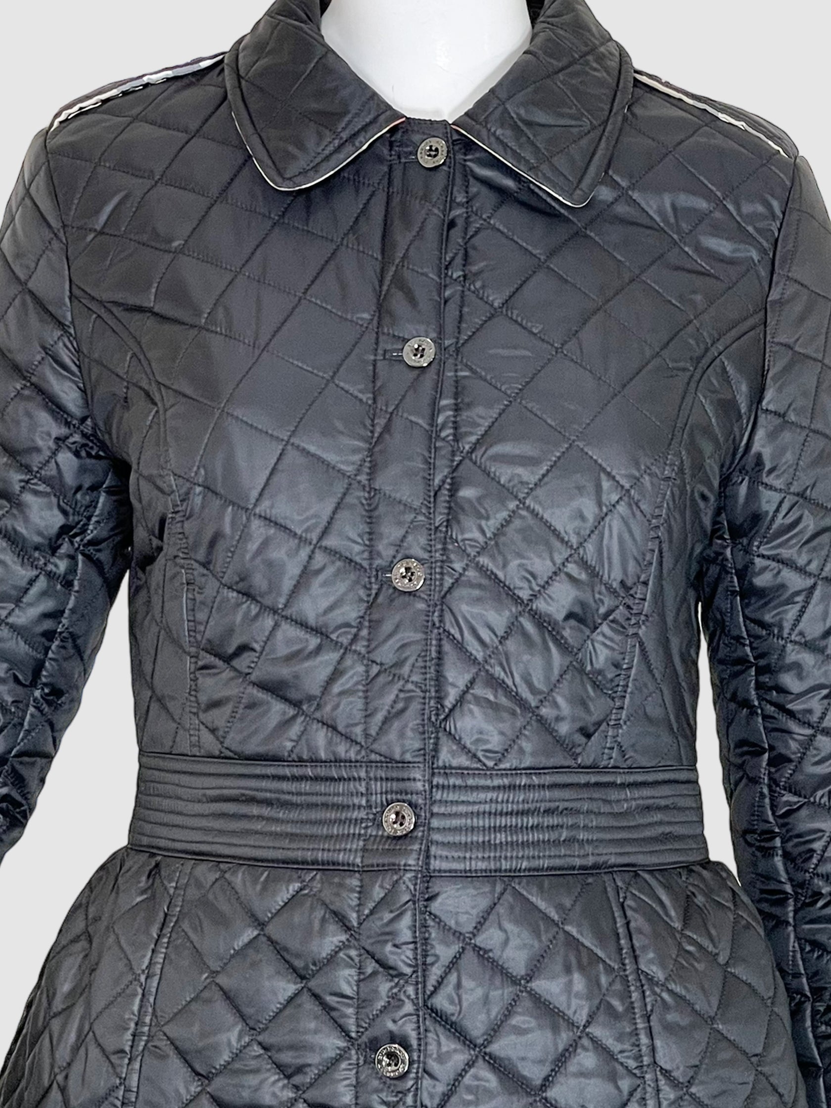 Quilted Jacket with Elastic Waist - Size 2