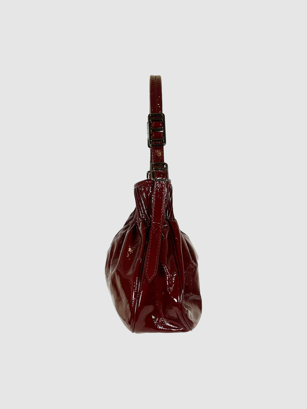 Patent Leather Hobo Bag