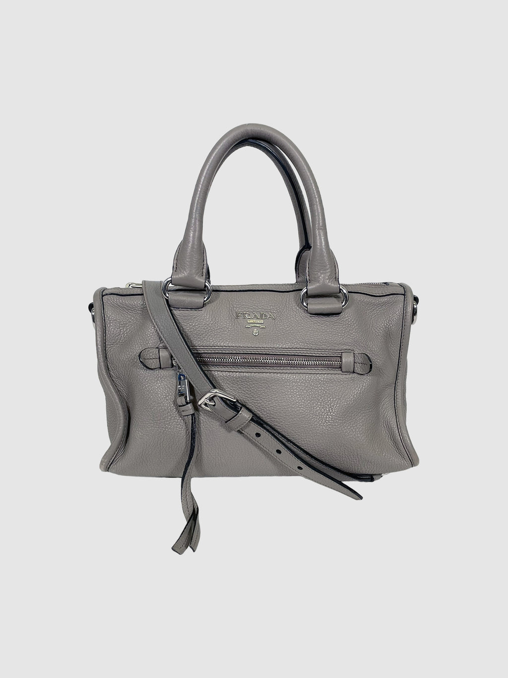 Prada Vitello Phenix Bauletto Argilla