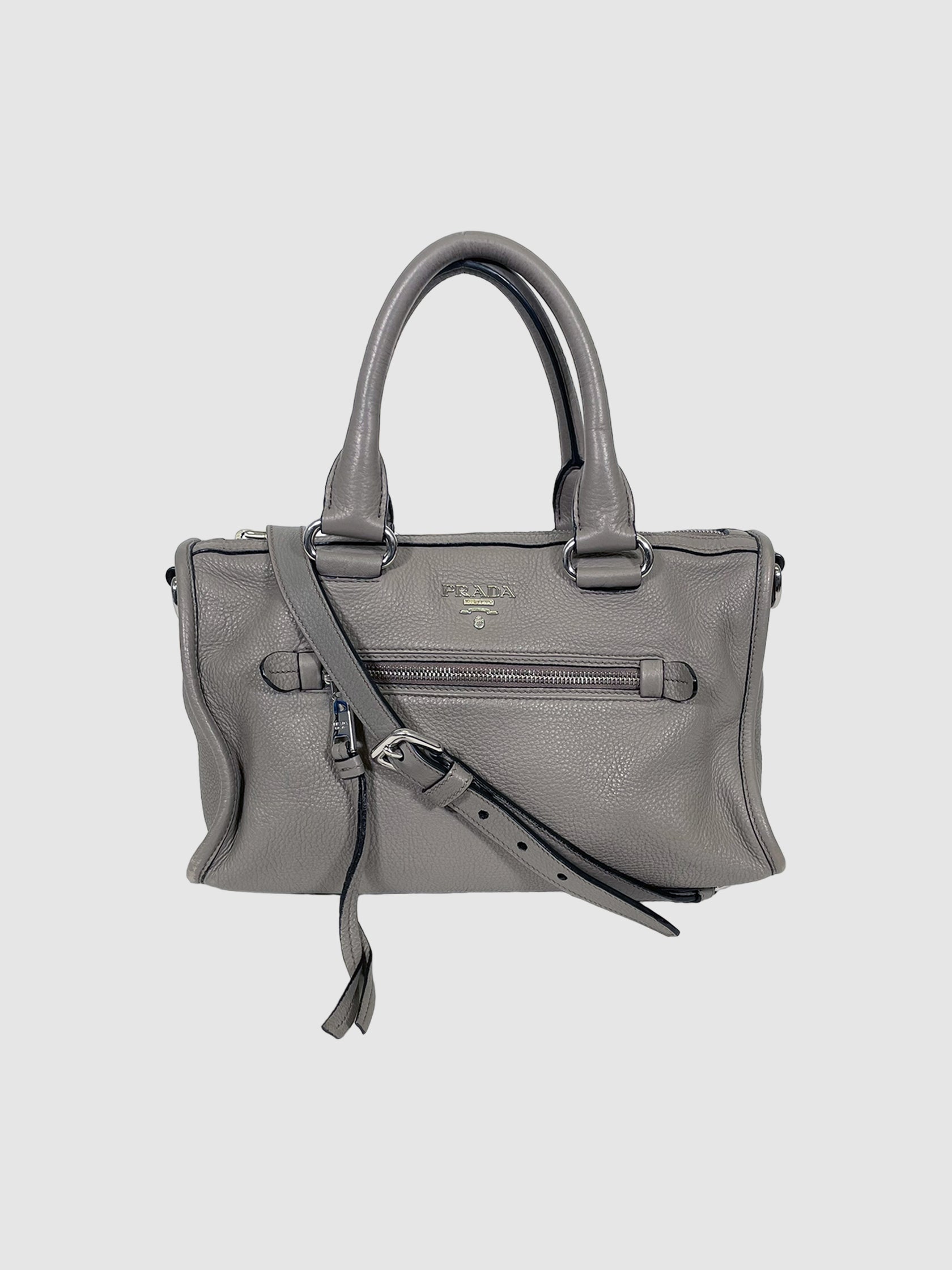 Prada Vitello Phenix Bauletto Argilla