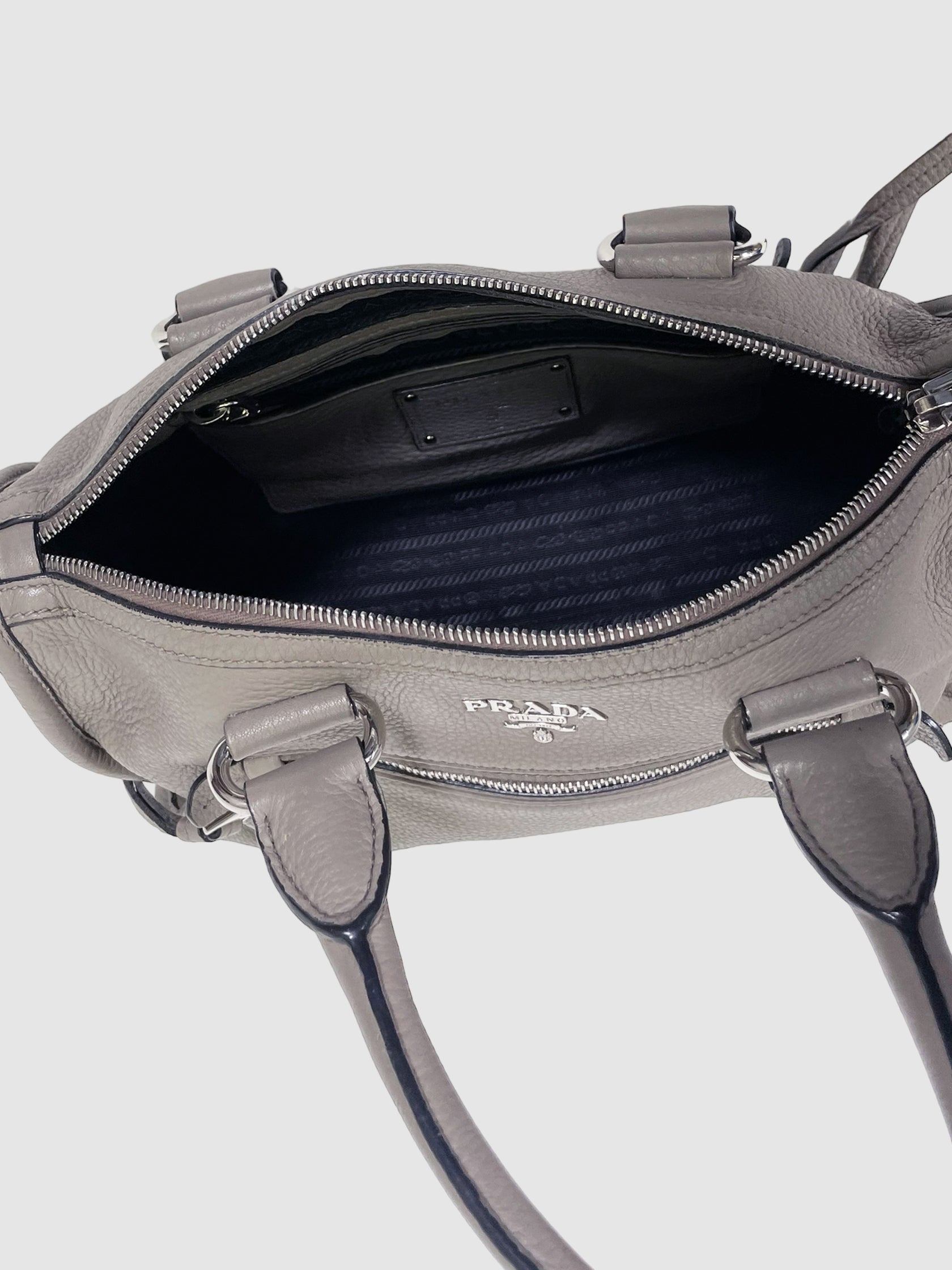 Prada Vitello Phenix Bauletto Argilla