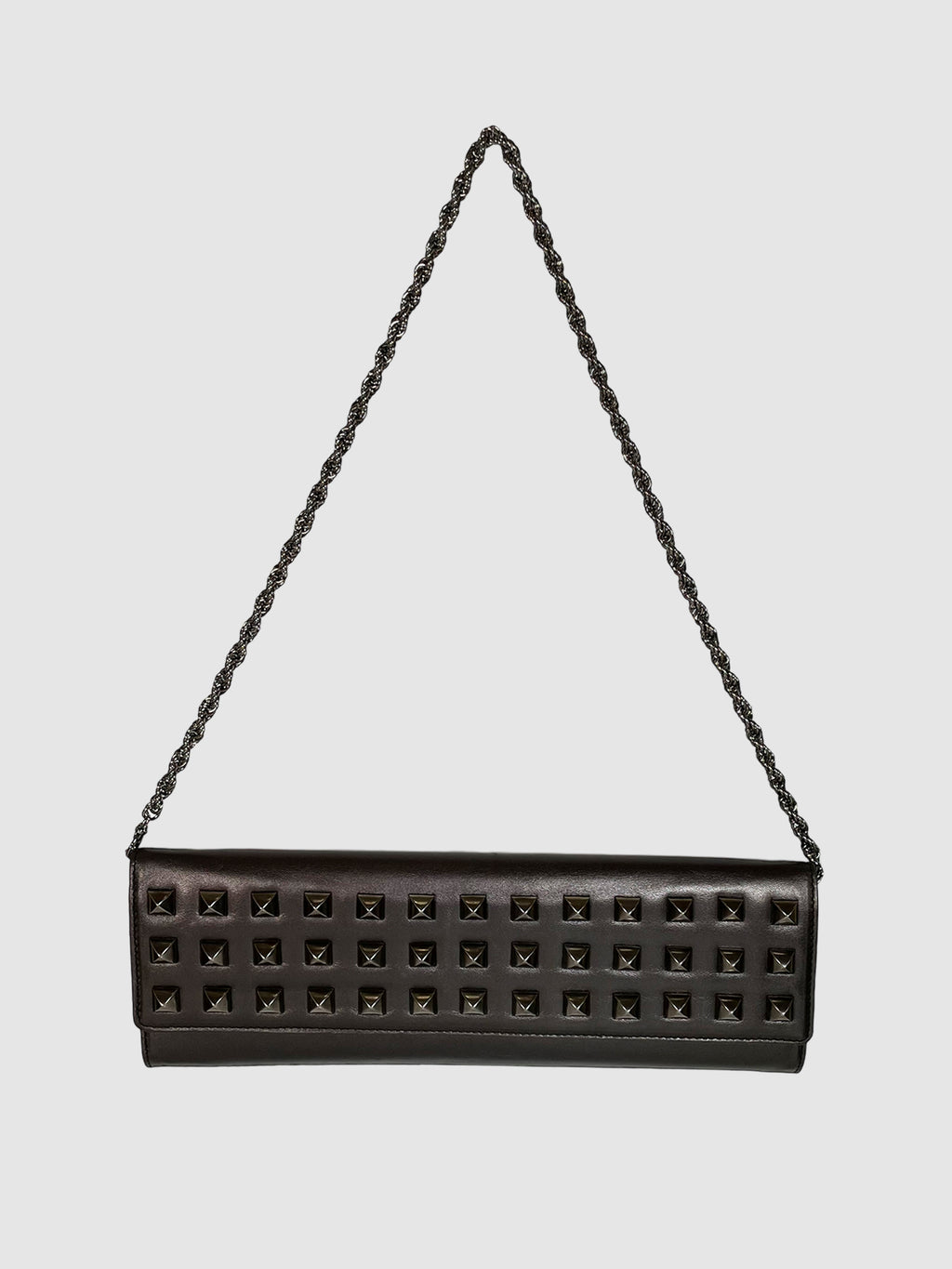 Roberto Cavalli Metallic Studded Clutch