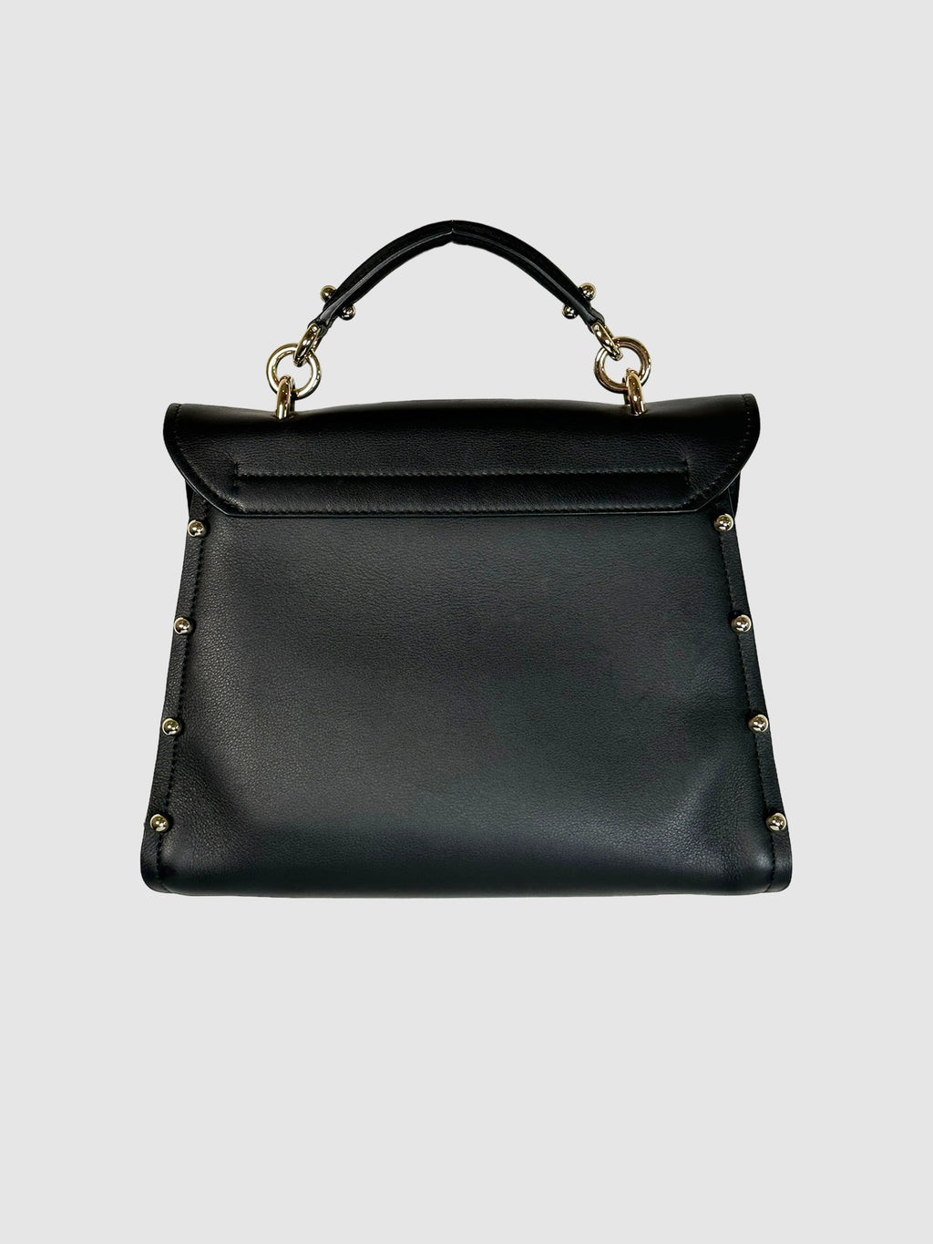 Salvatore Ferragamo Leather Margot Top Handle Bag