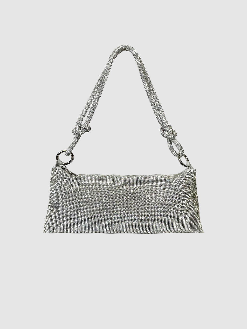 Rhinestone Rectangle Shoulder Bag