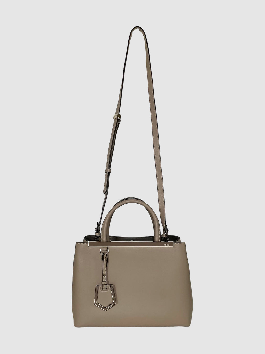 Fendi 2Jours Leather Handbag