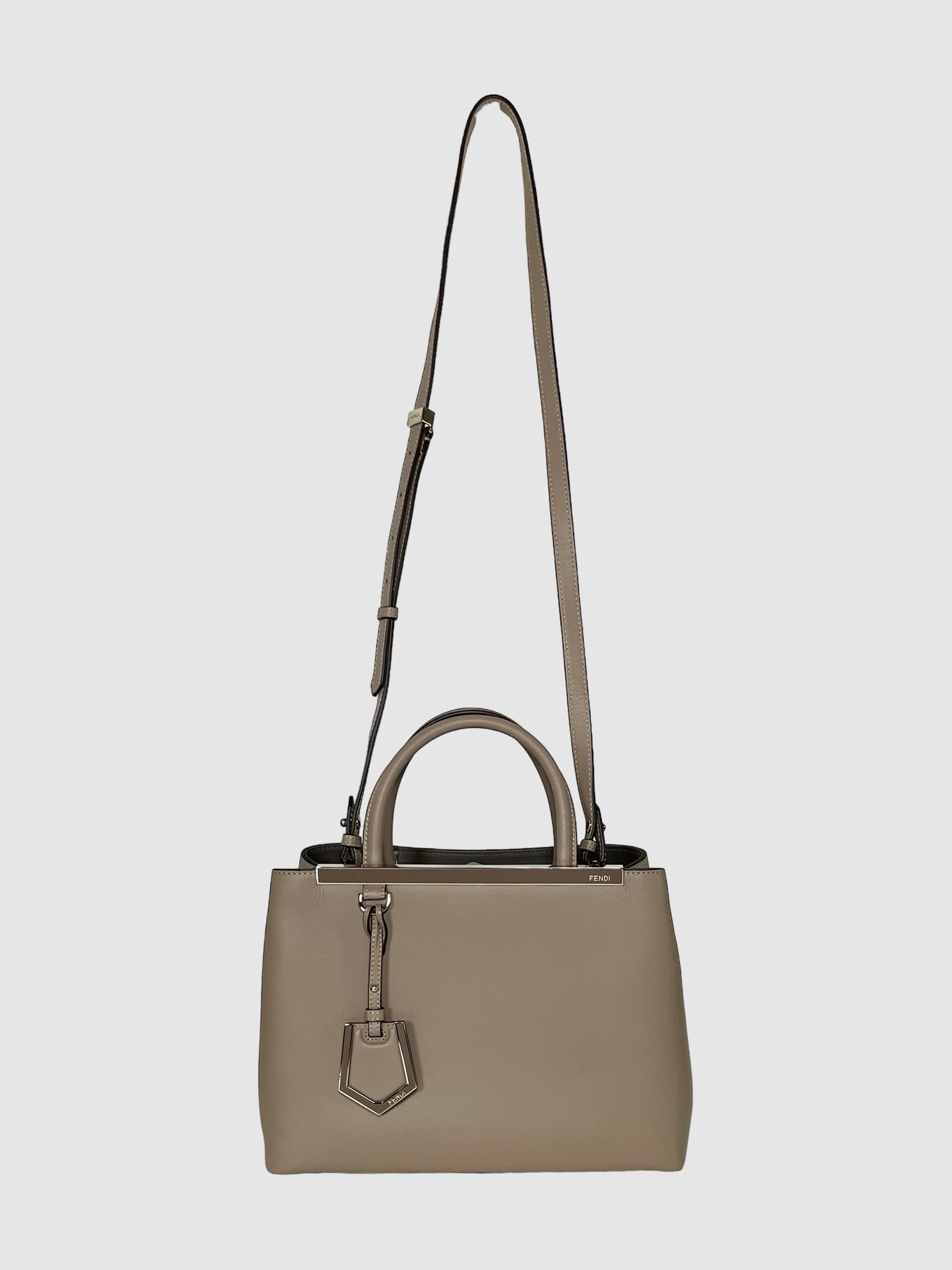 Fendi 2Jours Leather Handbag