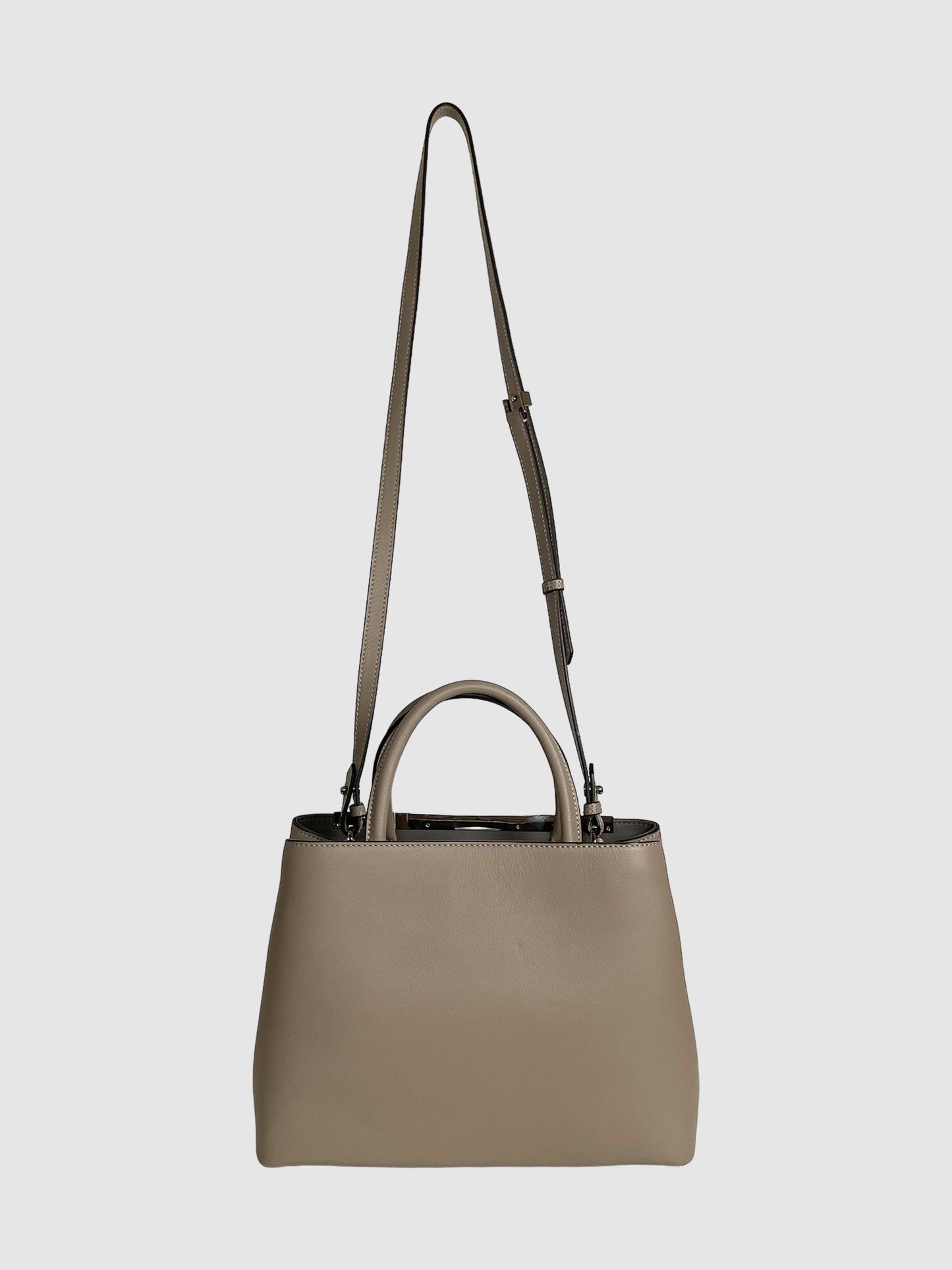 Fendi 2Jours Leather Handbag