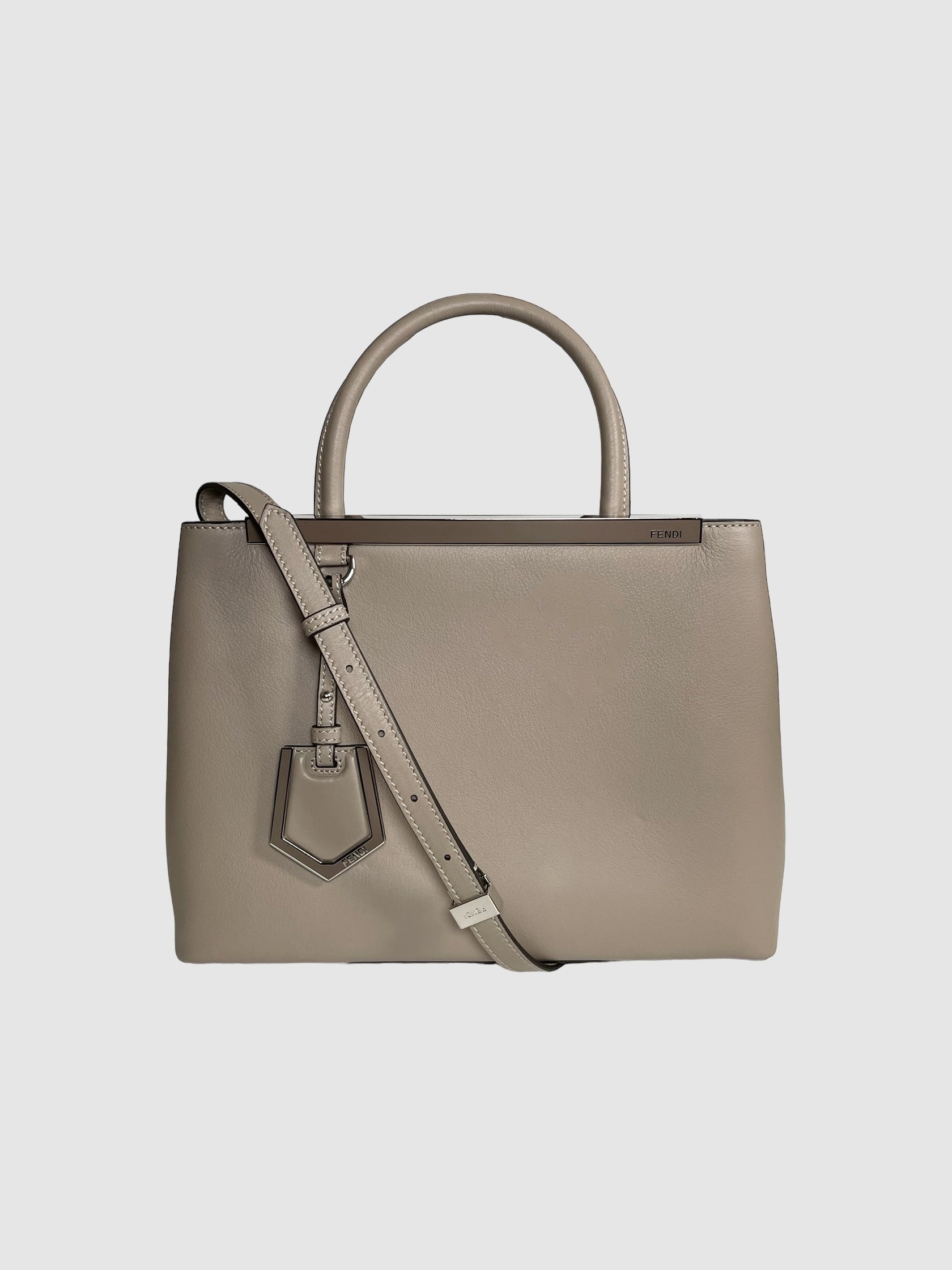 Fendi 2Jours Leather Handbag