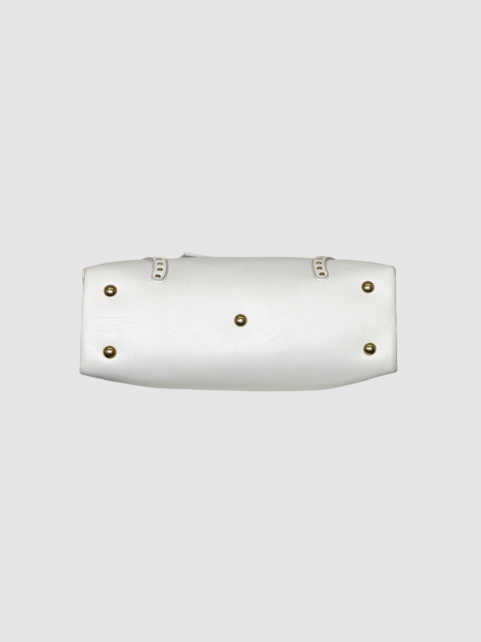 Large Folk Leather Tote