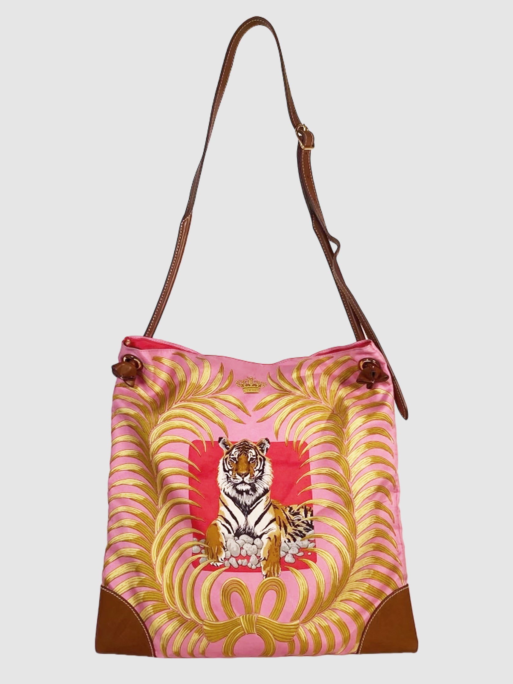 Silk City Tiger Royal Scarf Bag