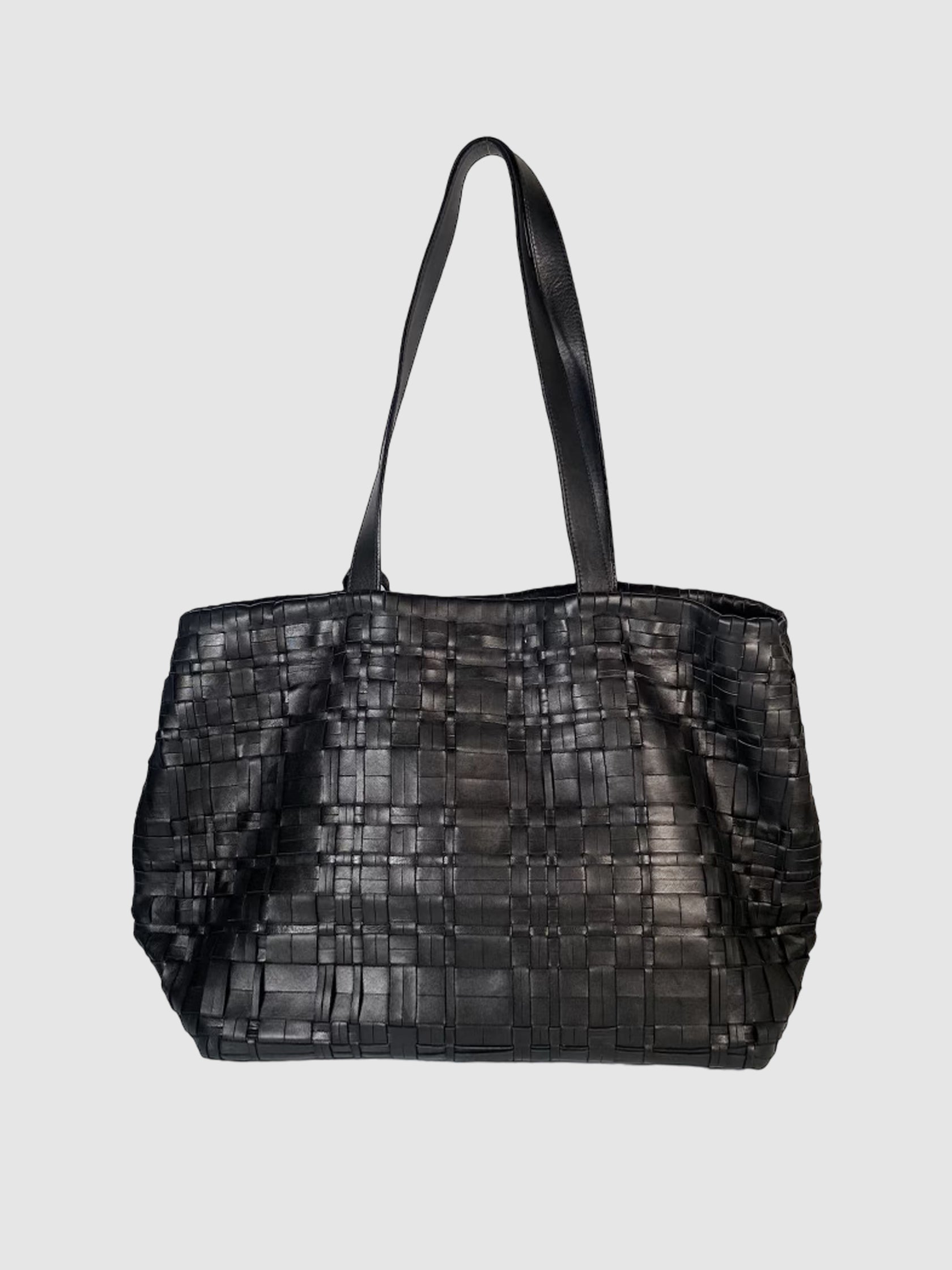 Prada Woven Leather Tote