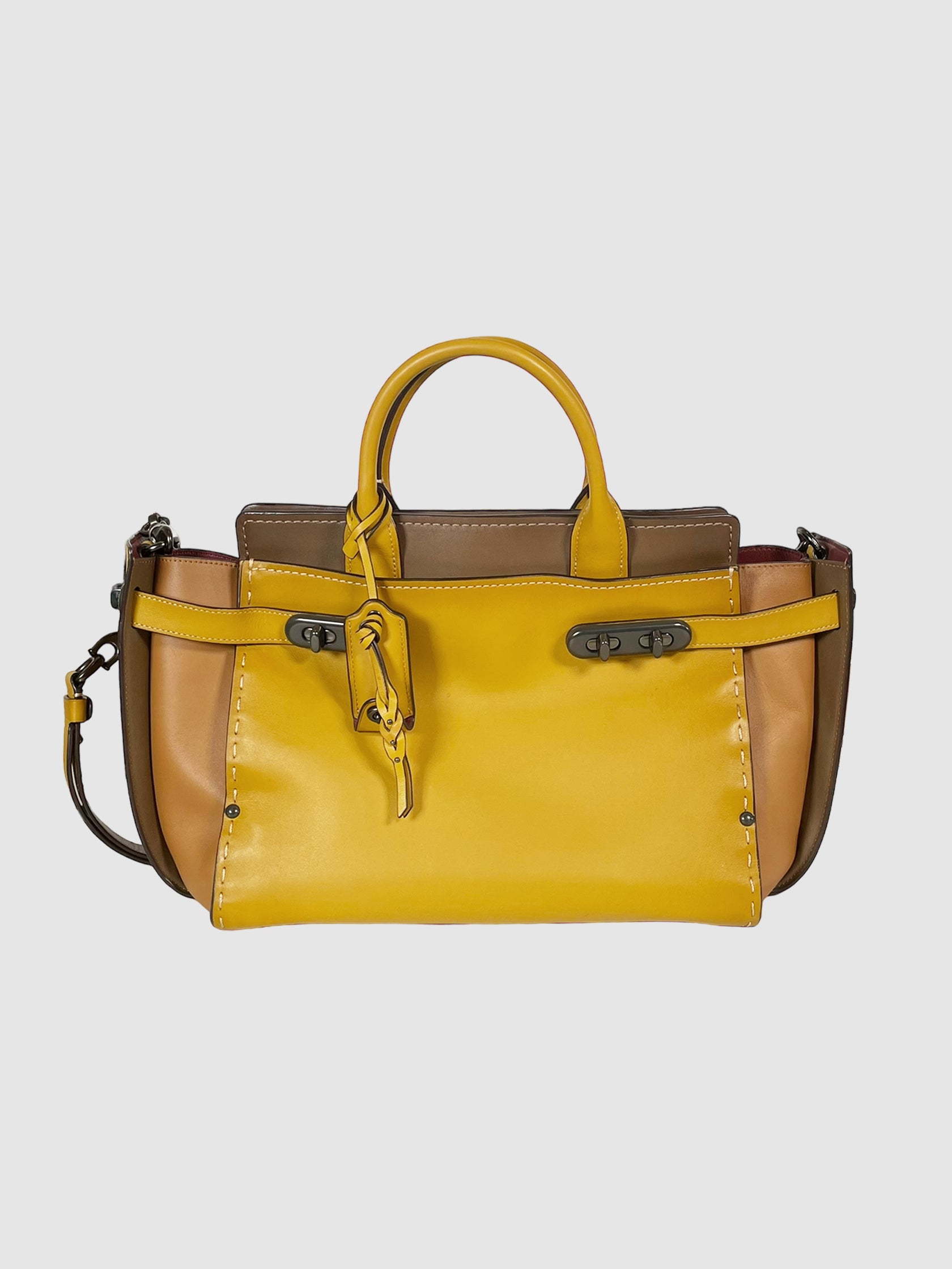 Coach 1941 Swagger Colorblock Leather Bag