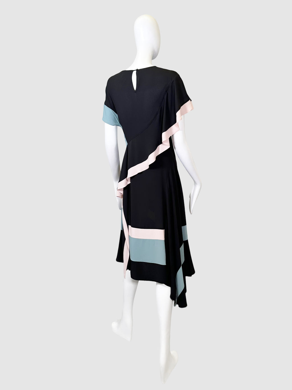 BCBG Maxazria Ruffle Midi Dress - Size 2