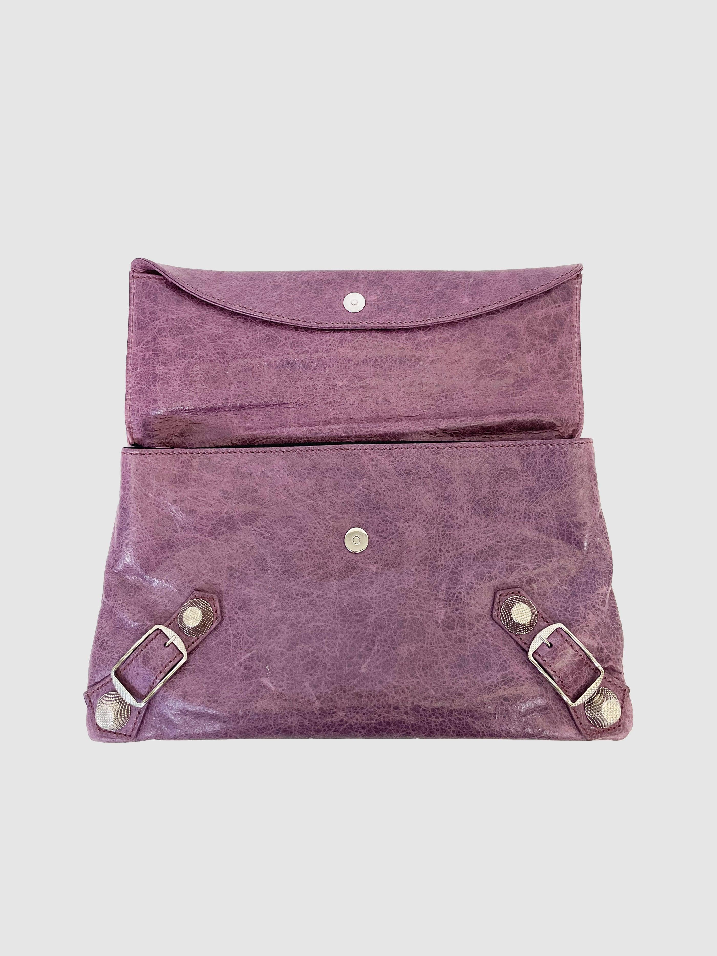 Balenciaga Motocross Giant Envelope Clutch - Second Nature Boutique