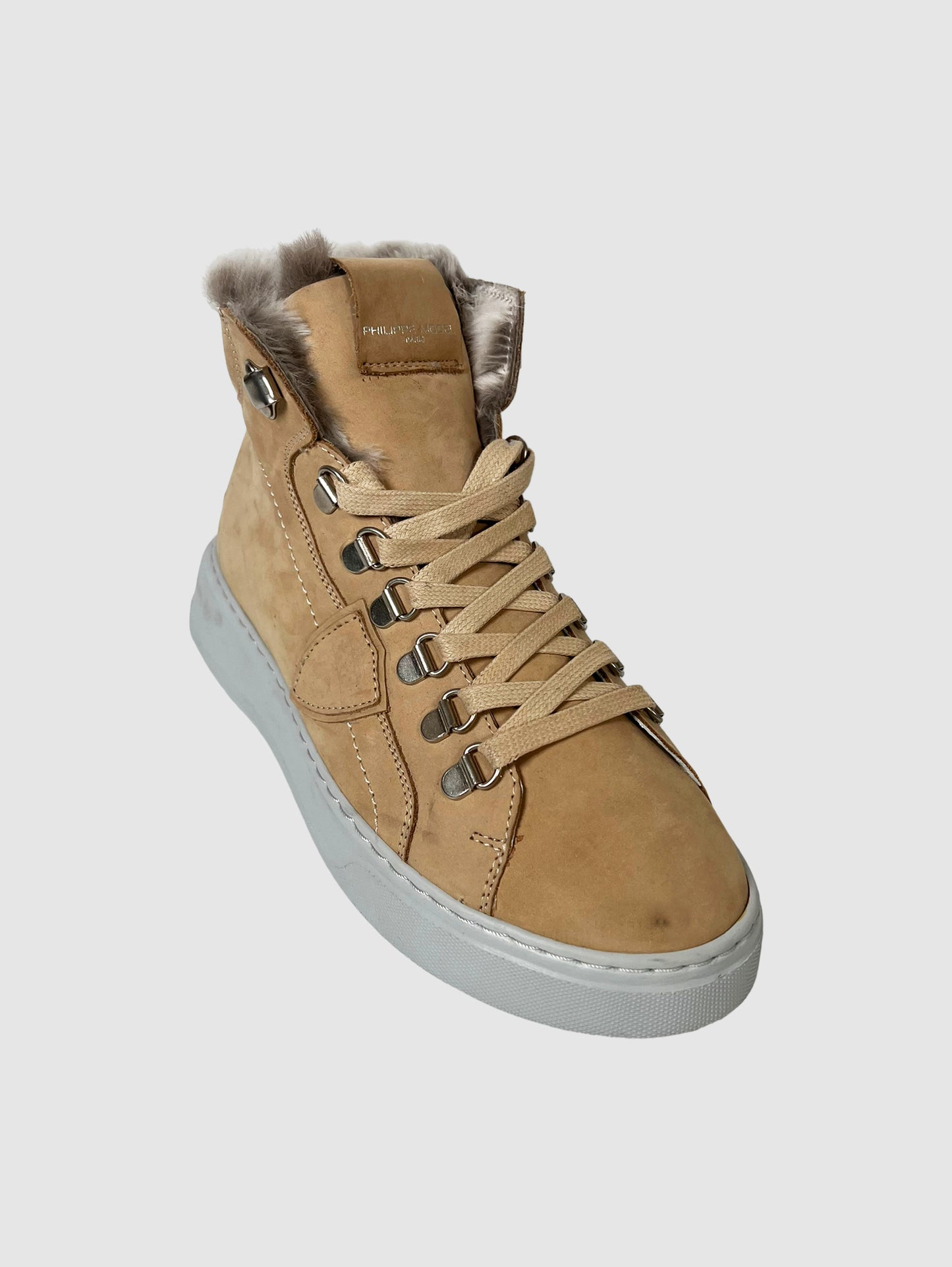 Philippe Model Suede High Top Sneakers - Size 7