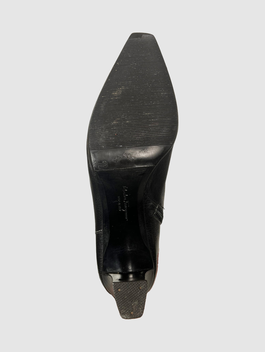 Leather Knee-High Boots - Size 6.5