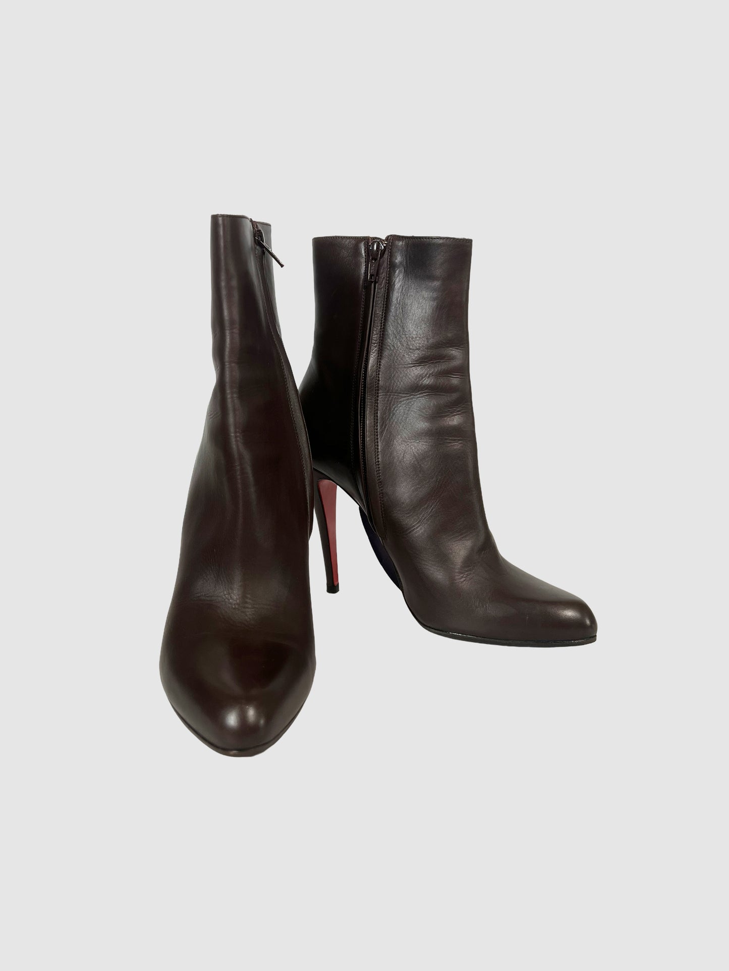 Christian Louboutin So Kate Brown Boots - Size 40