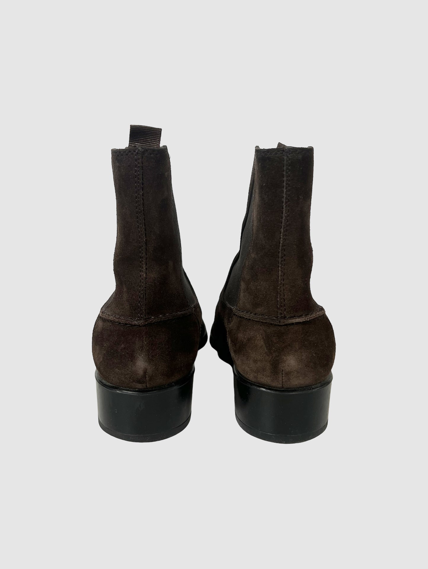 Tod's Brown Suede Chelsea Boots - Size 36