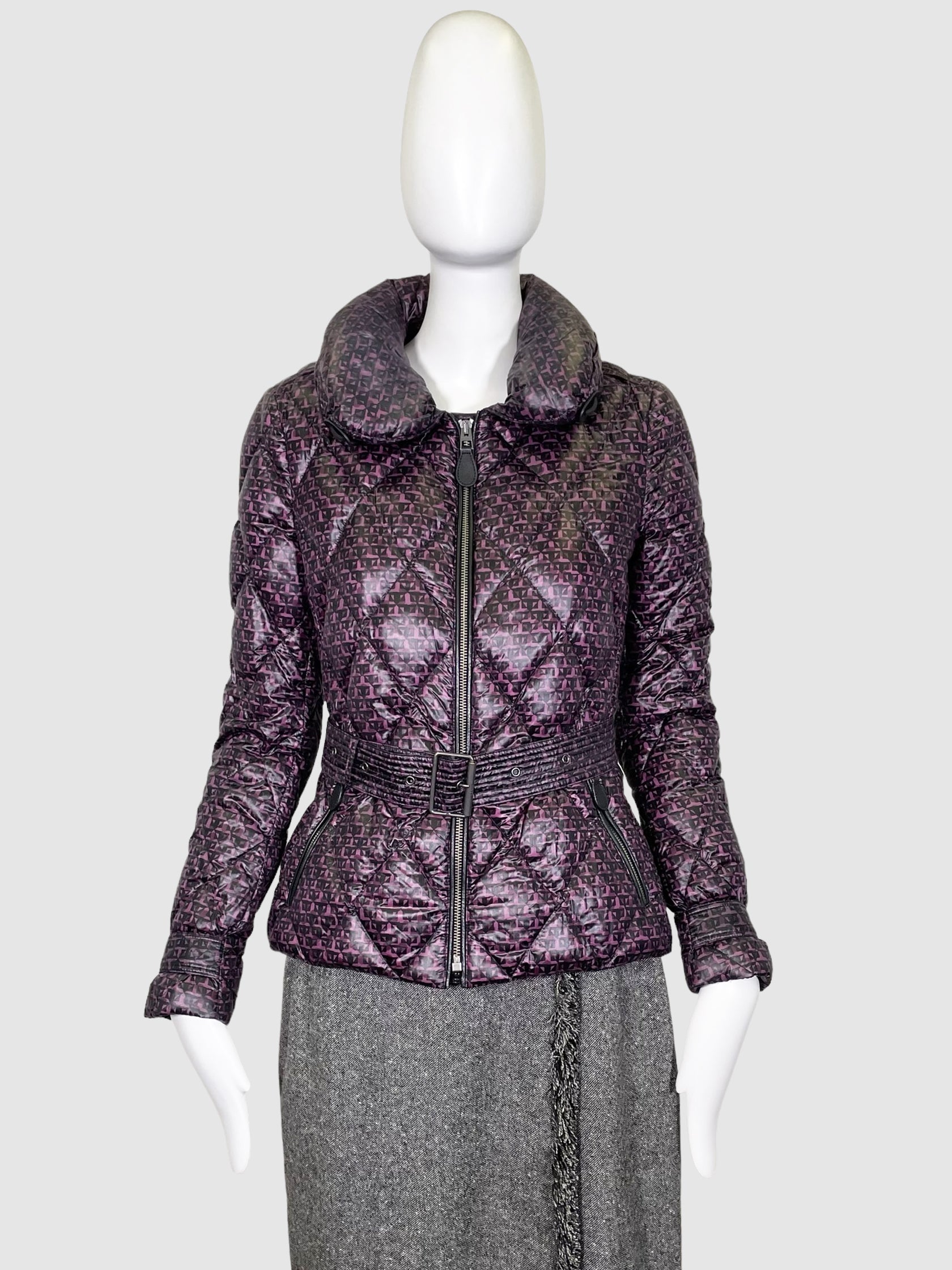 Quilted Puffer Coat - Size S