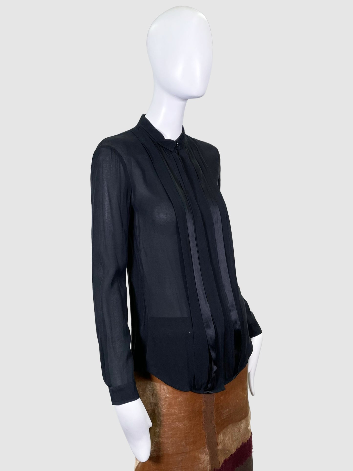 Burberry Sheer Blouse - Size 4