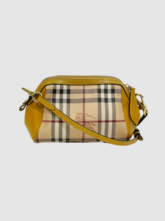 Burberry Haymarket Coated Canvas Crossbody