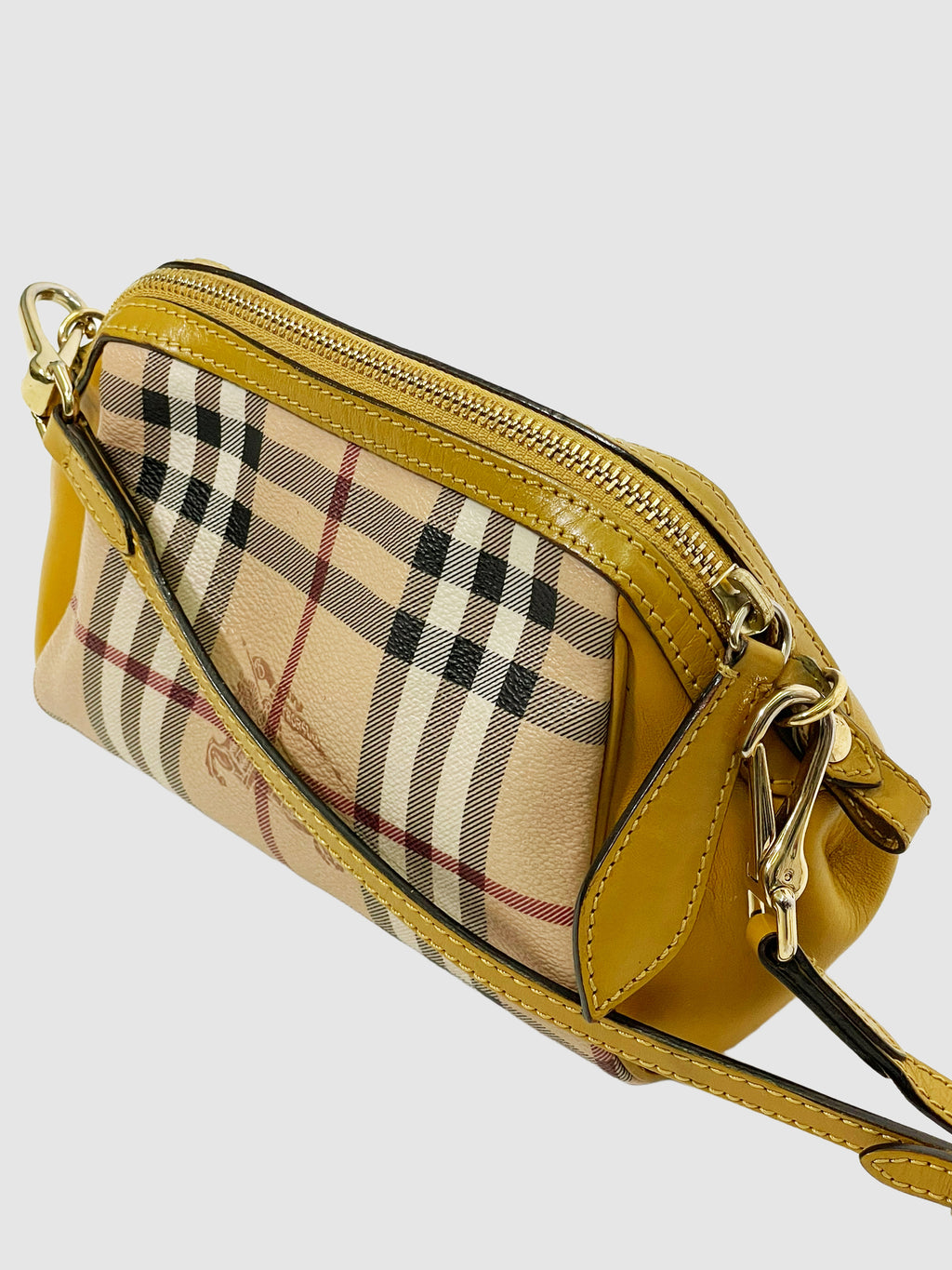 Burberry Haymarket Coated Canvas Crossbody