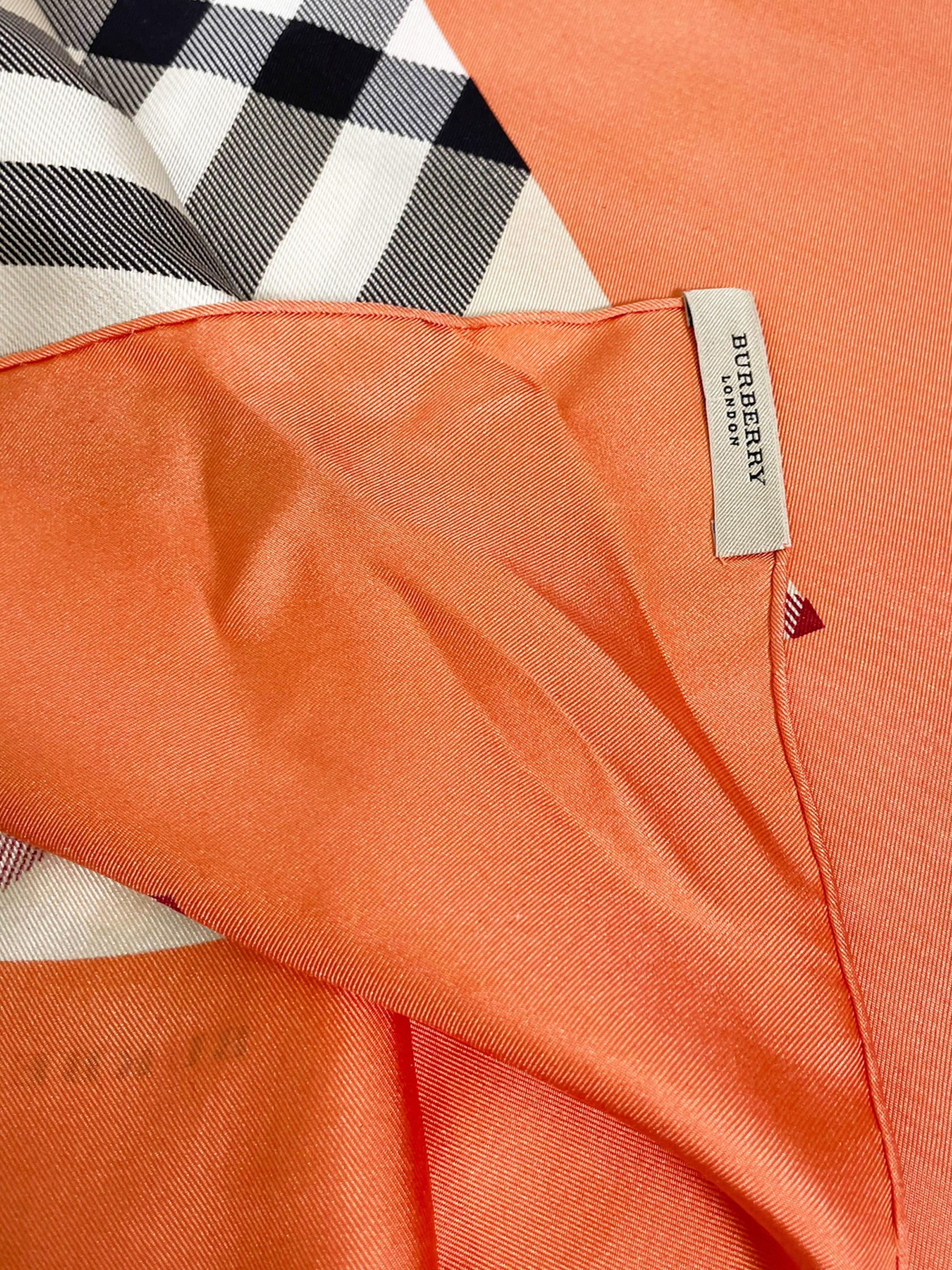 Nova Check Silk Scarf