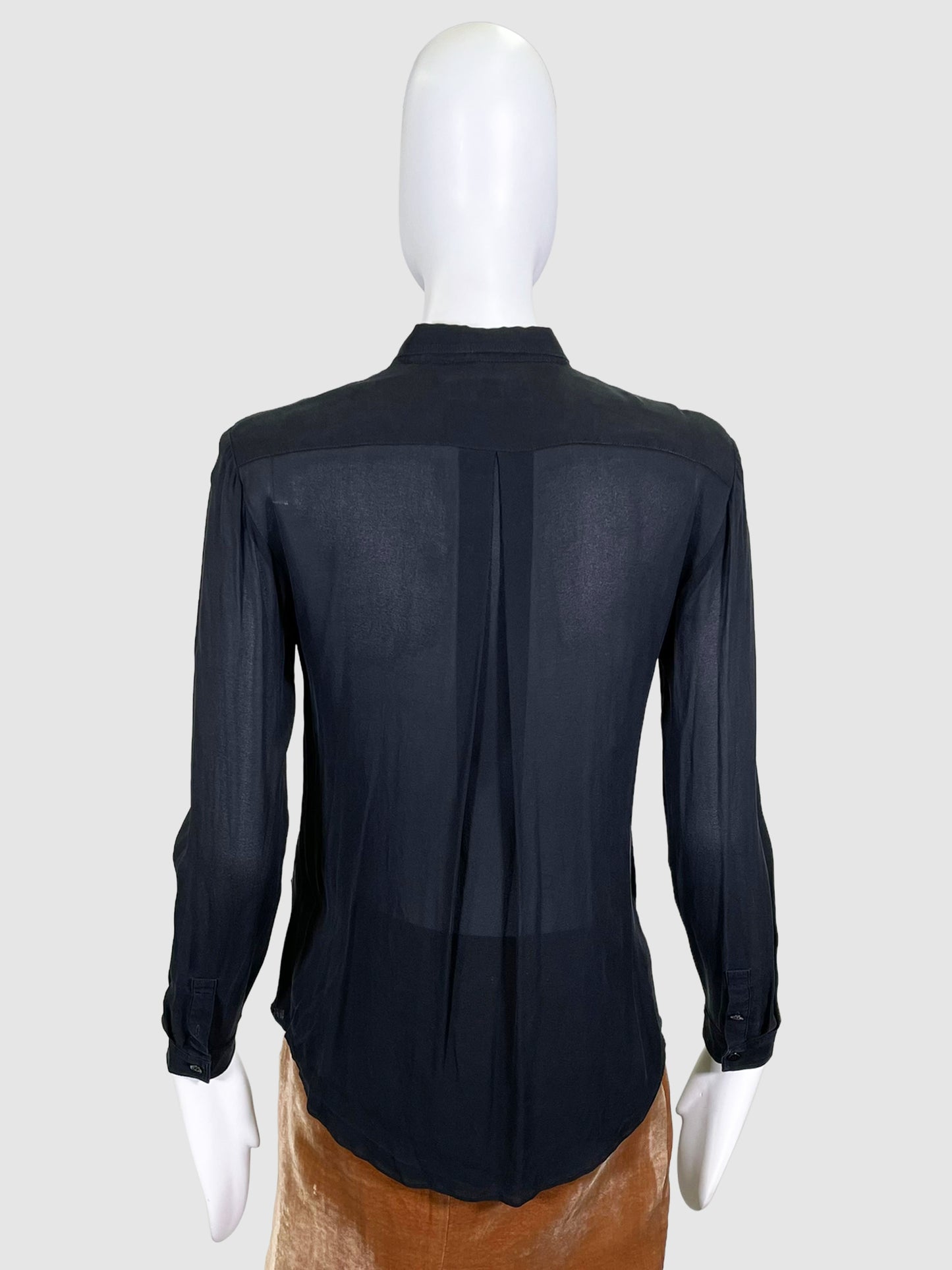 Burberry Sheer Blouse - Size 4