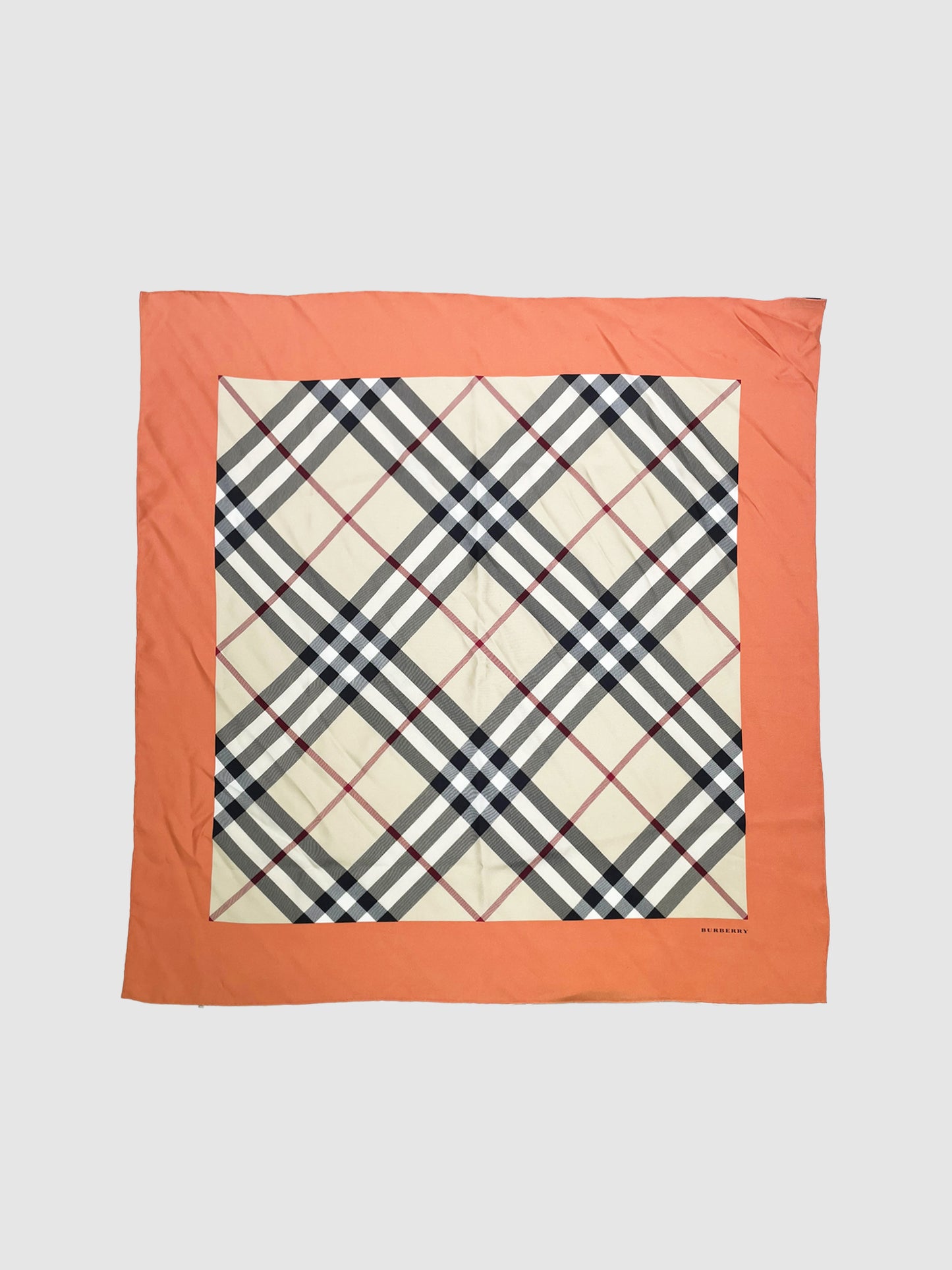 Nova Check Silk Scarf