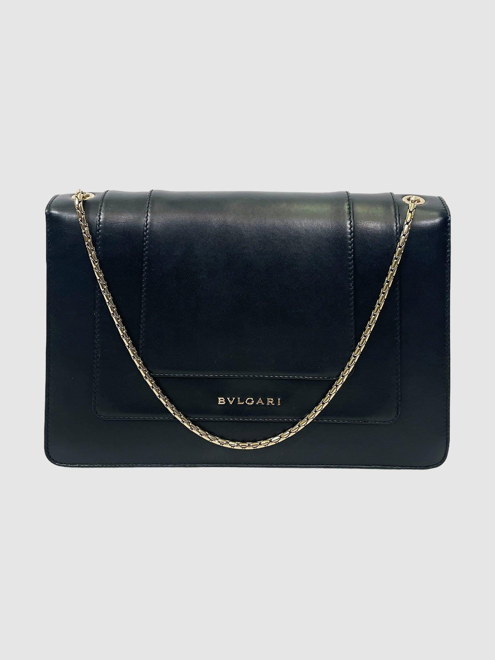 Bvlgari Black Serpenti Forever Bag - Second Nature Boutique