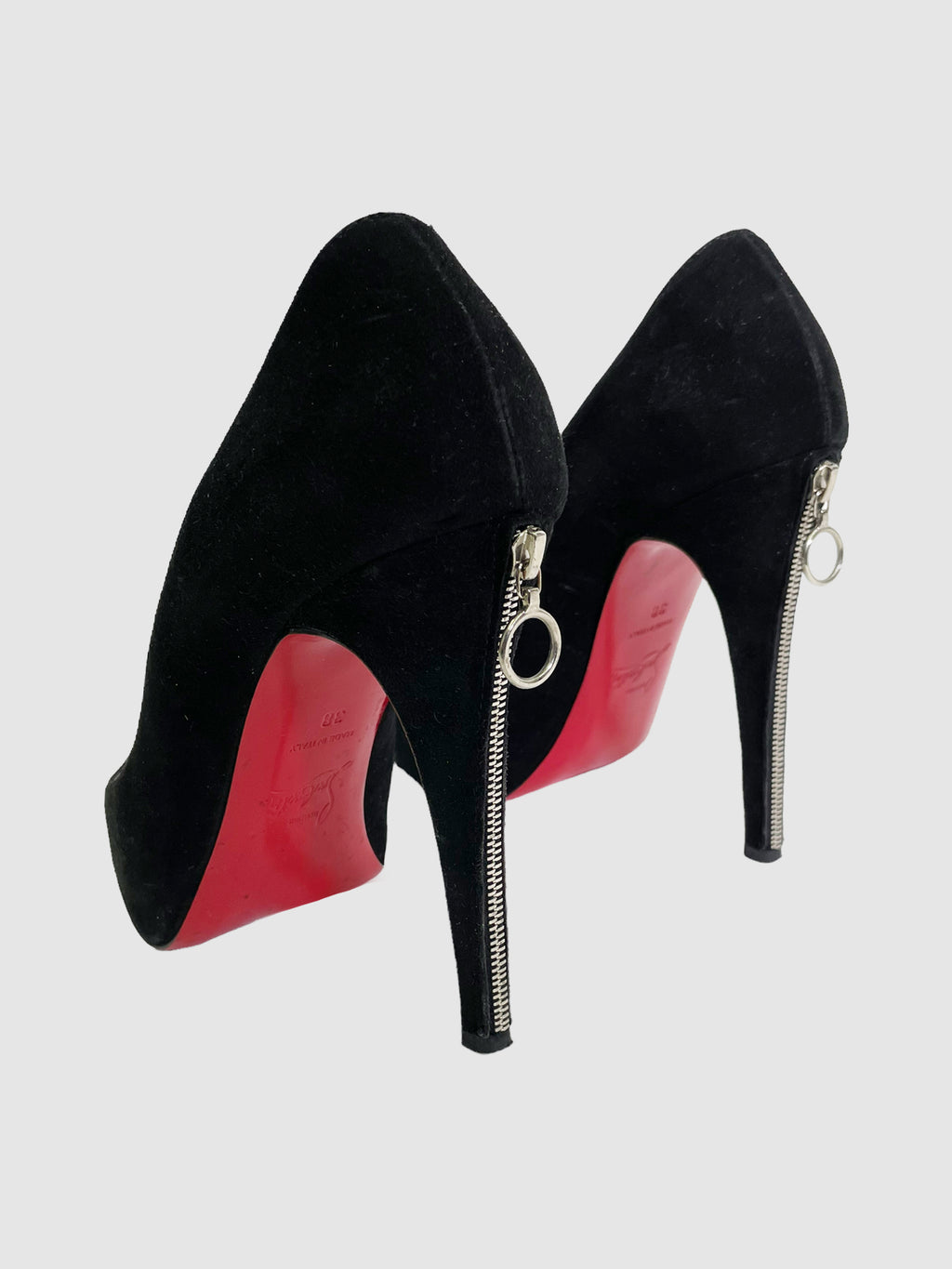 Christian Louboutin Zipper Pumps - Size 38