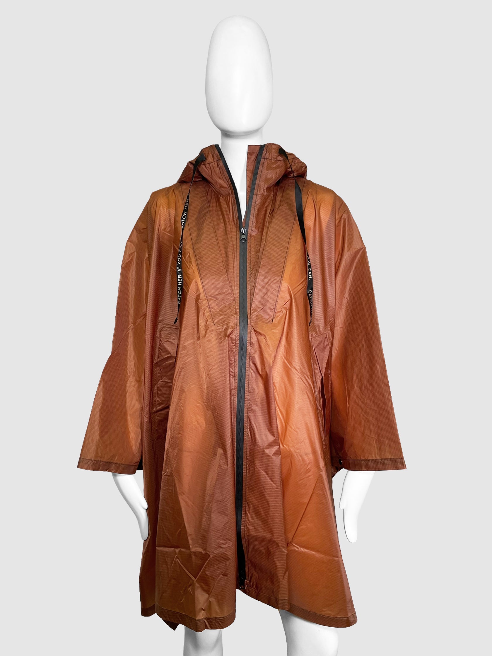 Zip-Up Rain Cape - One Size