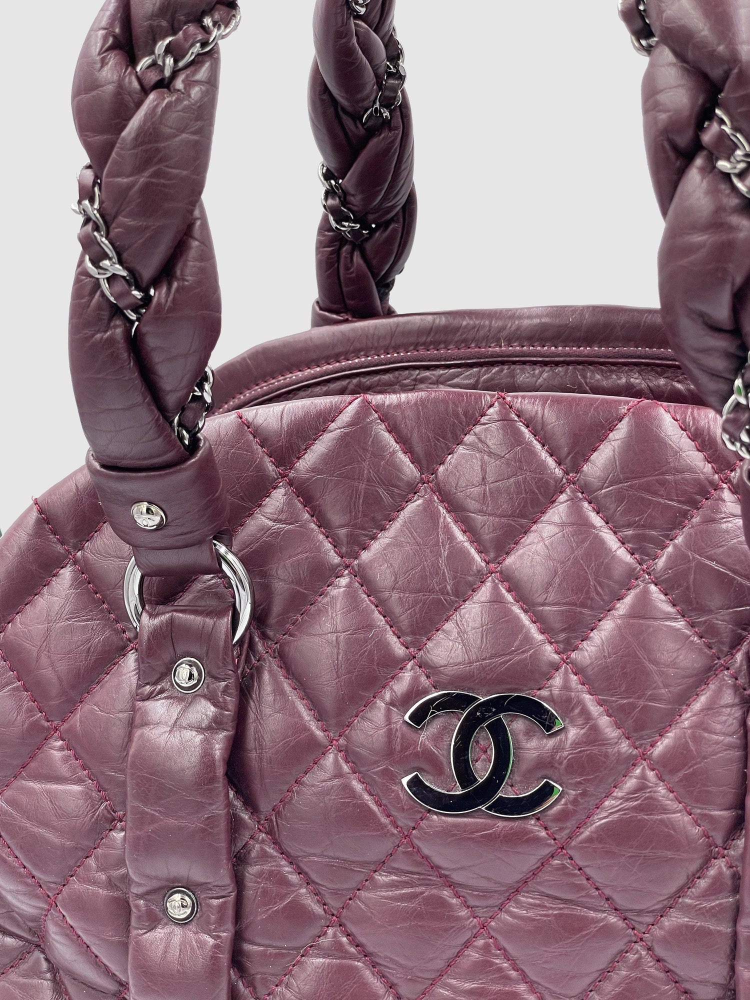 Chanel lady discount braid bowler bag