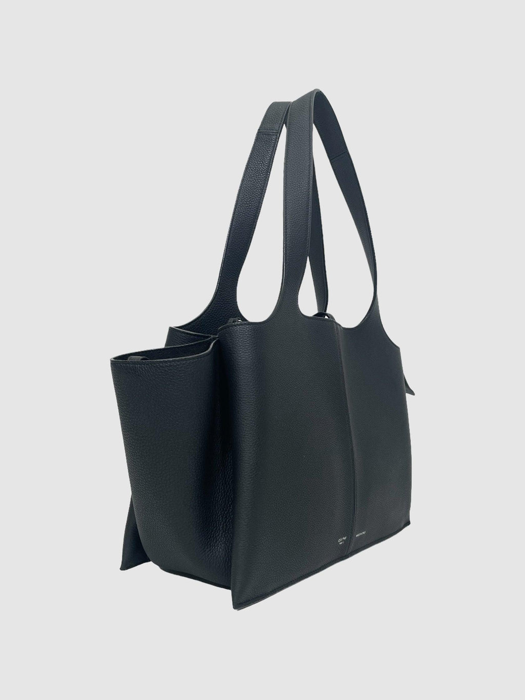 Celine black Medium Trifold Bag