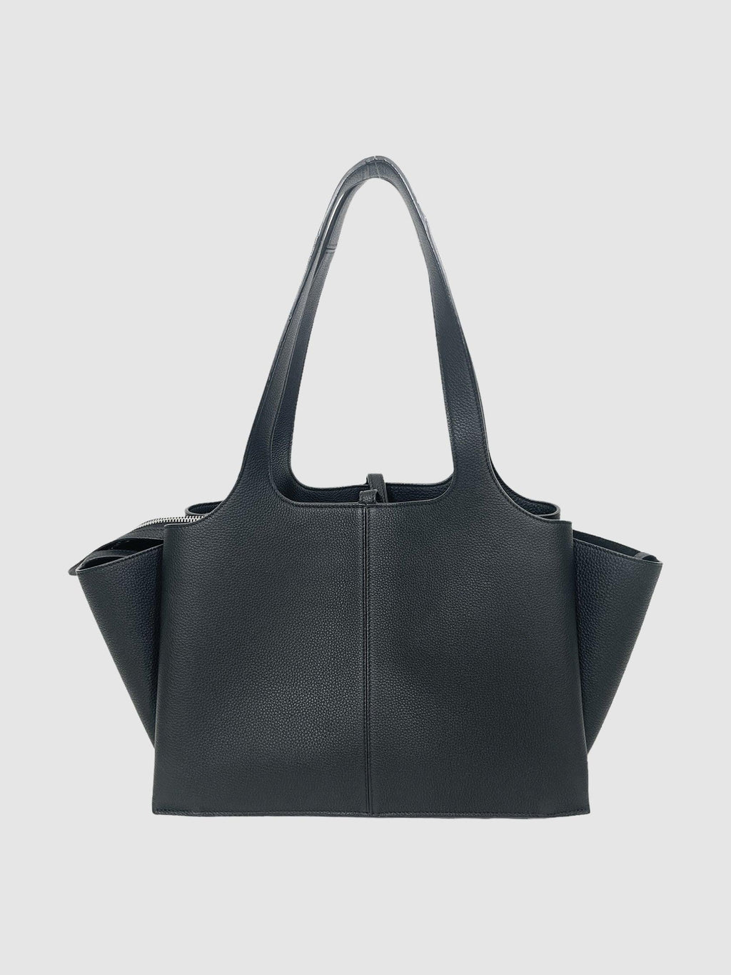 Celine black Medium Trifold Bag
